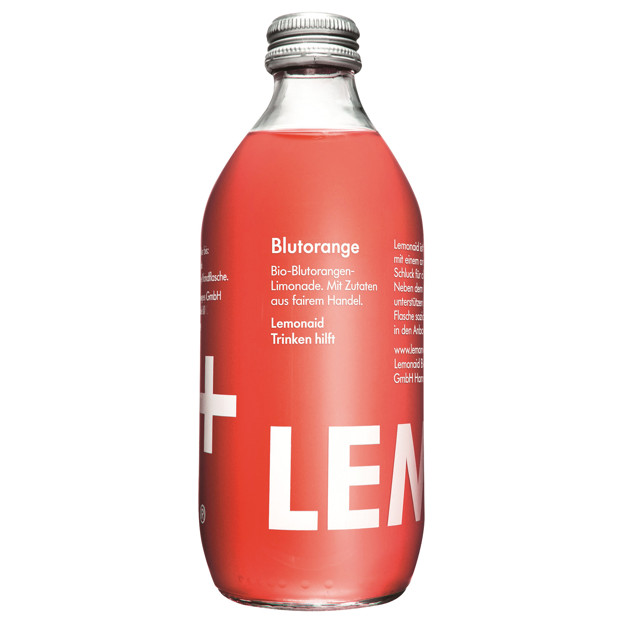 Lemonaid Bio Limonade MW 0,33 Blutorange