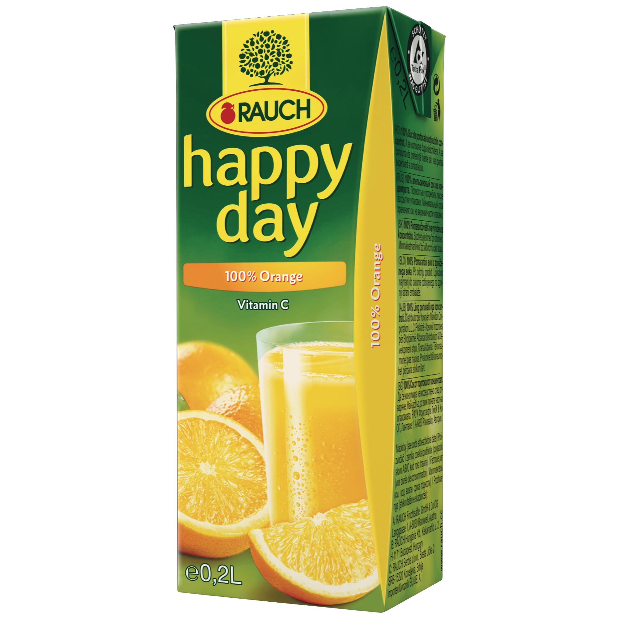 Happy Day pomaranč 3x0,2l