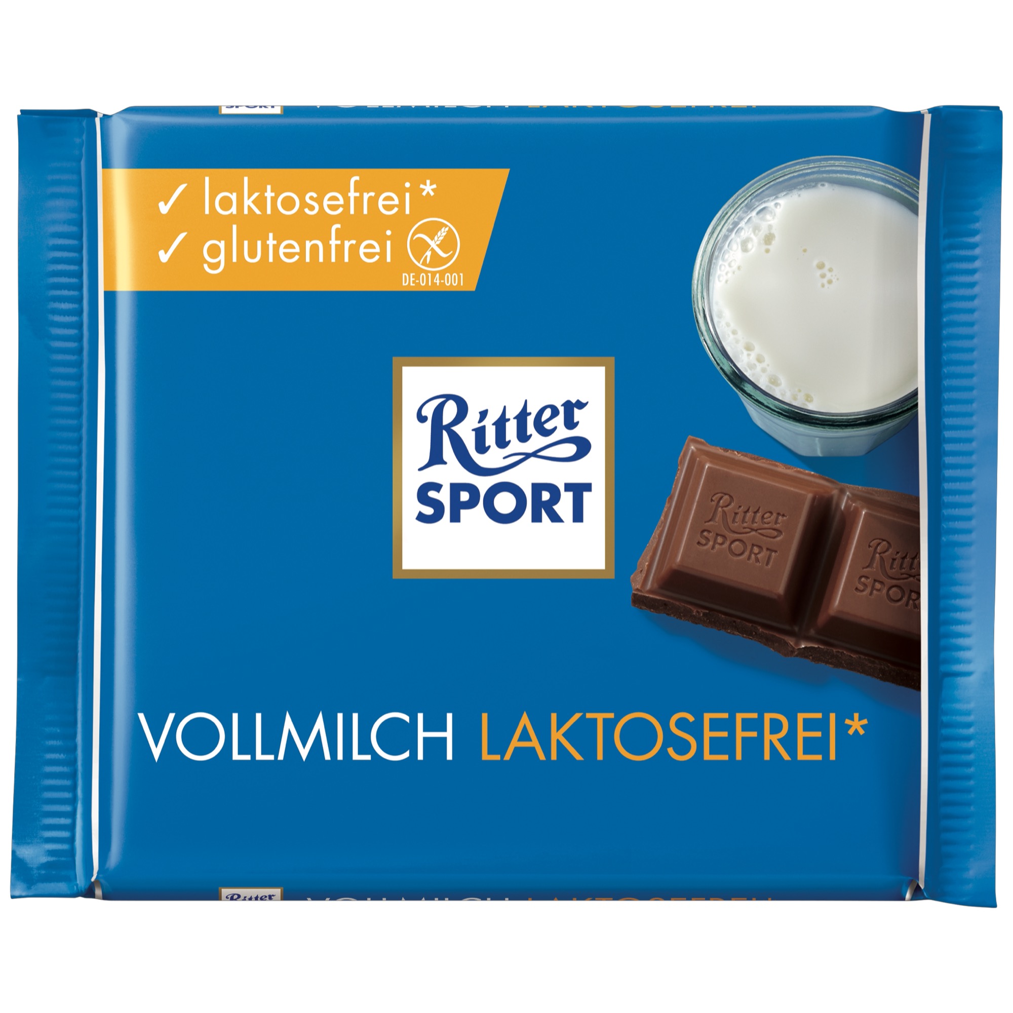 Ritter Sport bezlakt. 100g mliečna