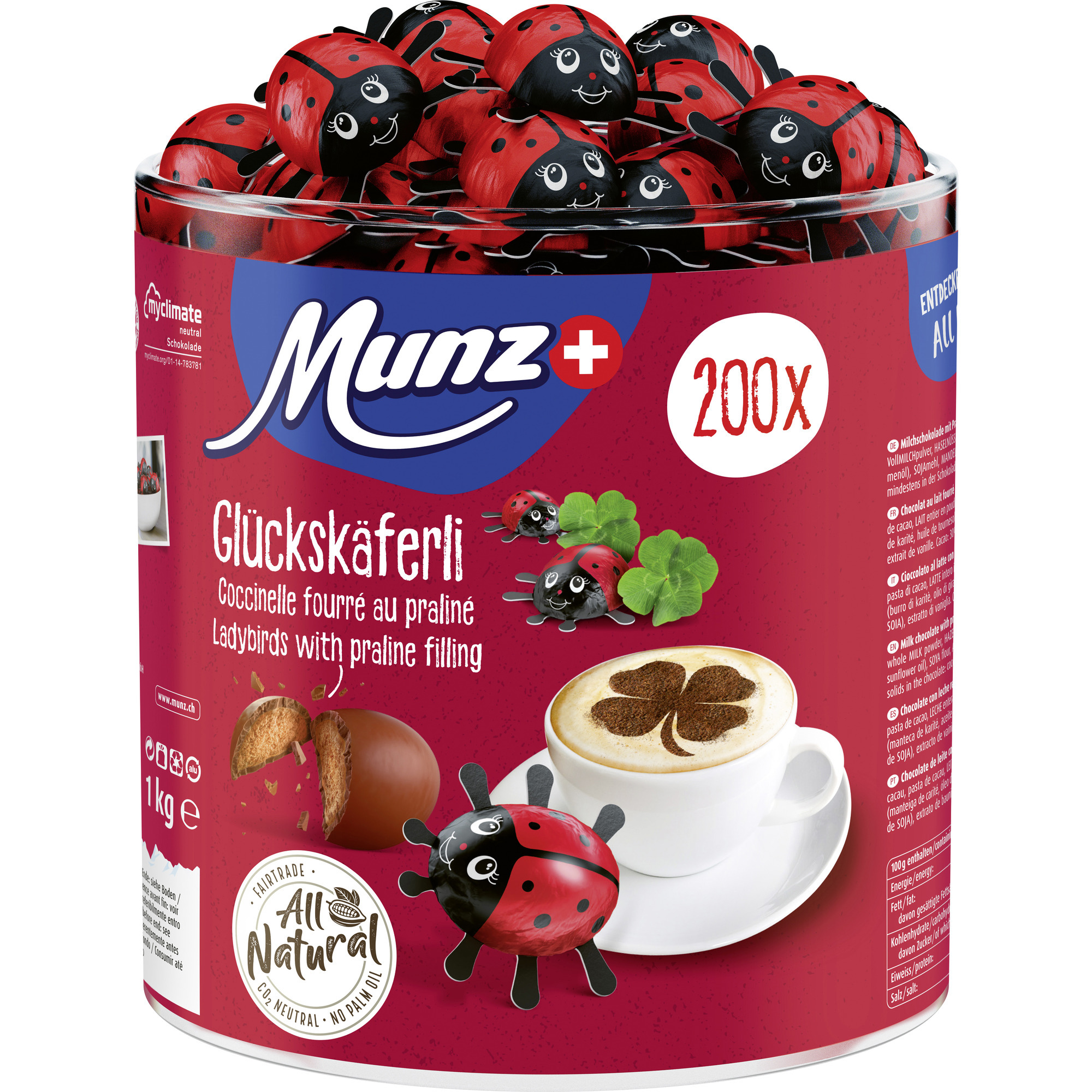 Munz Glückskäfer Dose 1kg