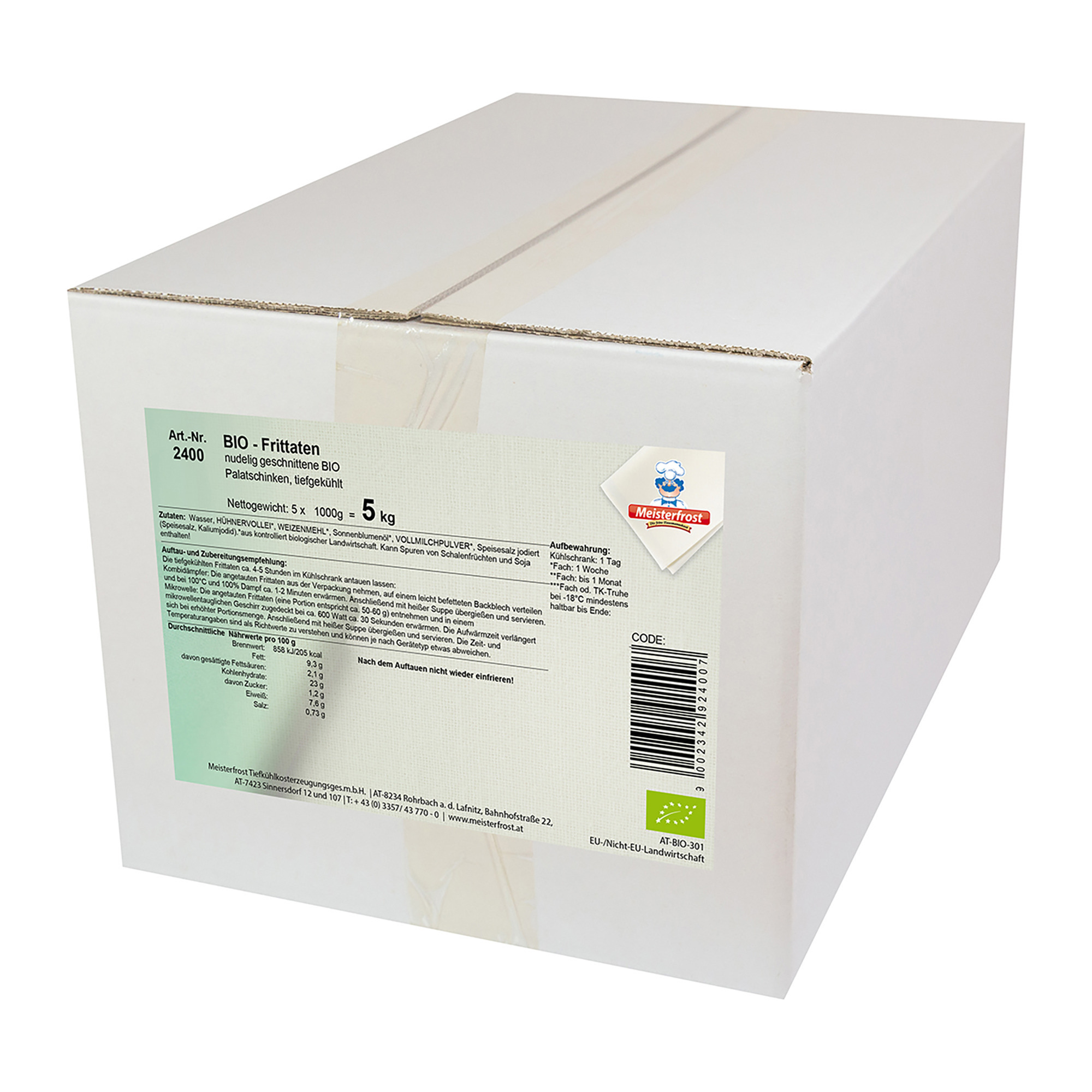 Meistf. Bio Frittaten TK 1kg
