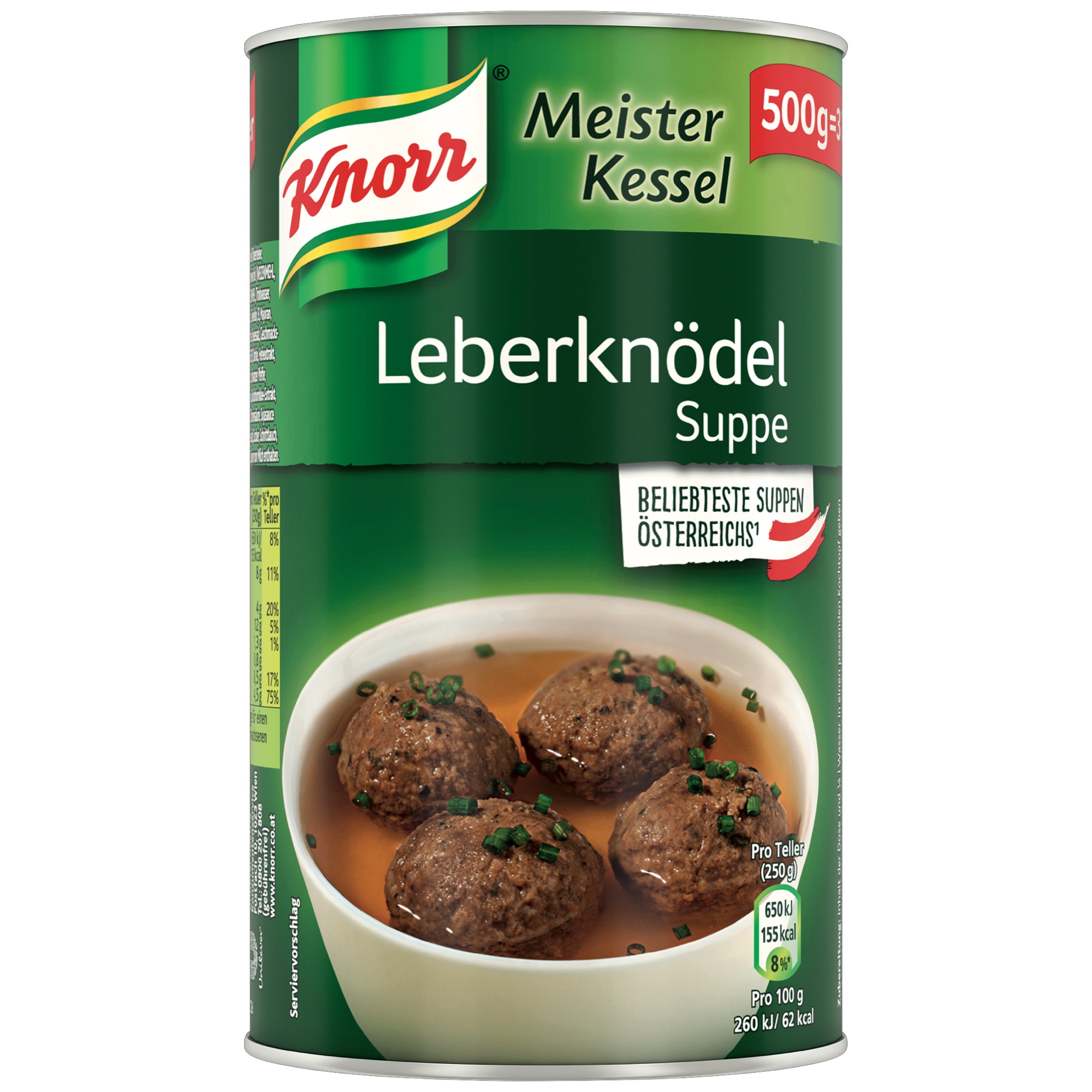 Knorr MK polievka 500g s peč.knedličkami