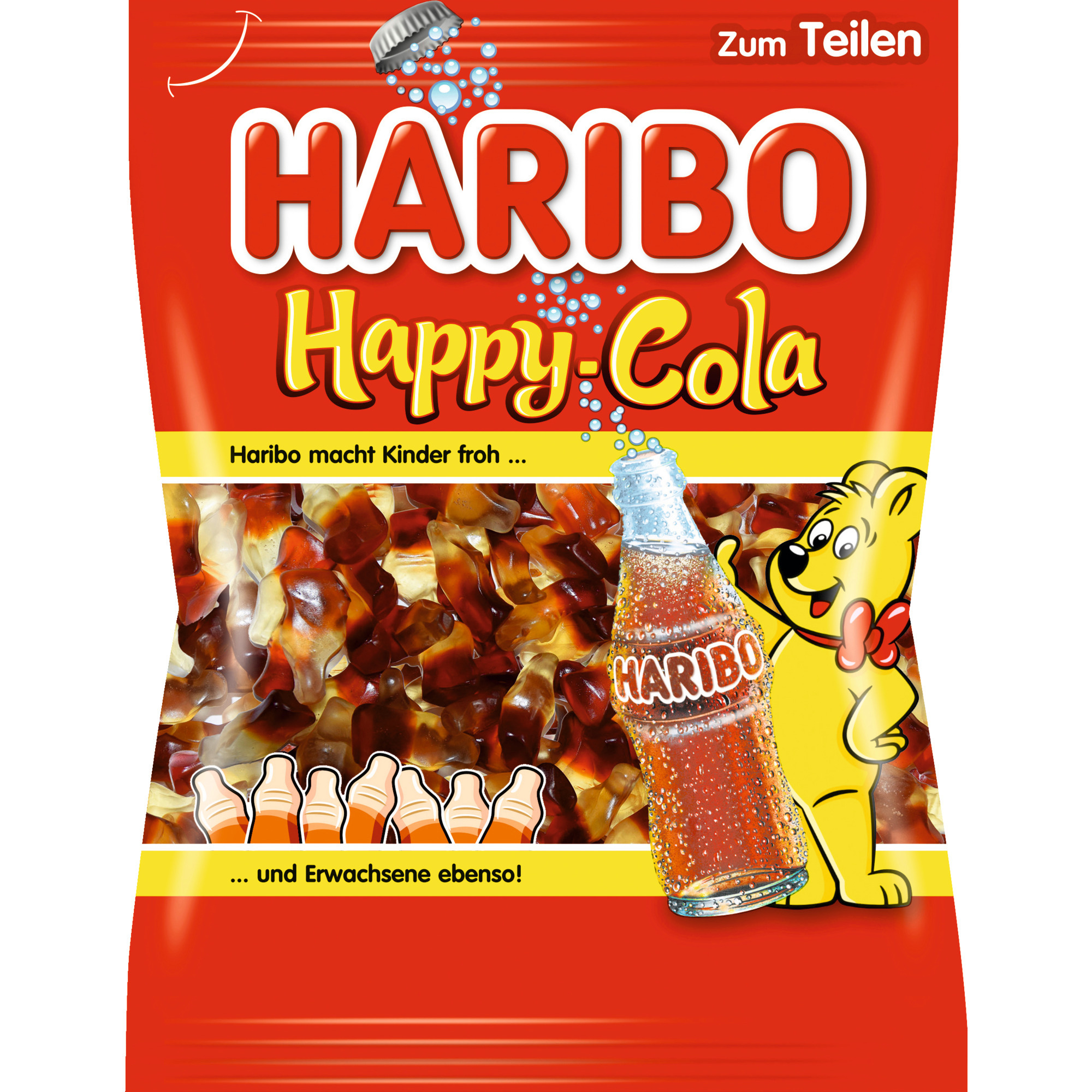Haribo vrecko 200g, Happy Cola