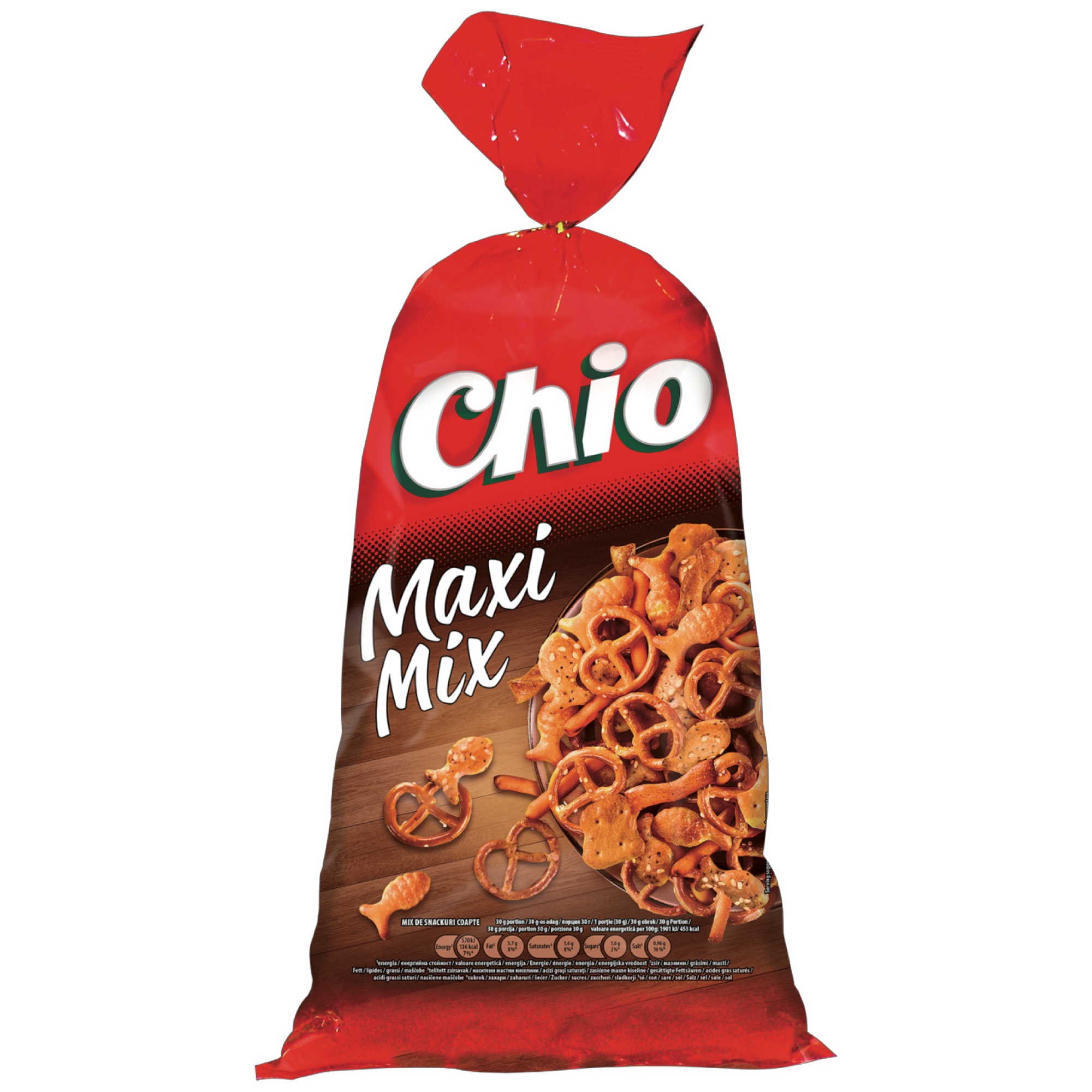 Chio Maxi Mix lúhované slané pečivo snack 750g