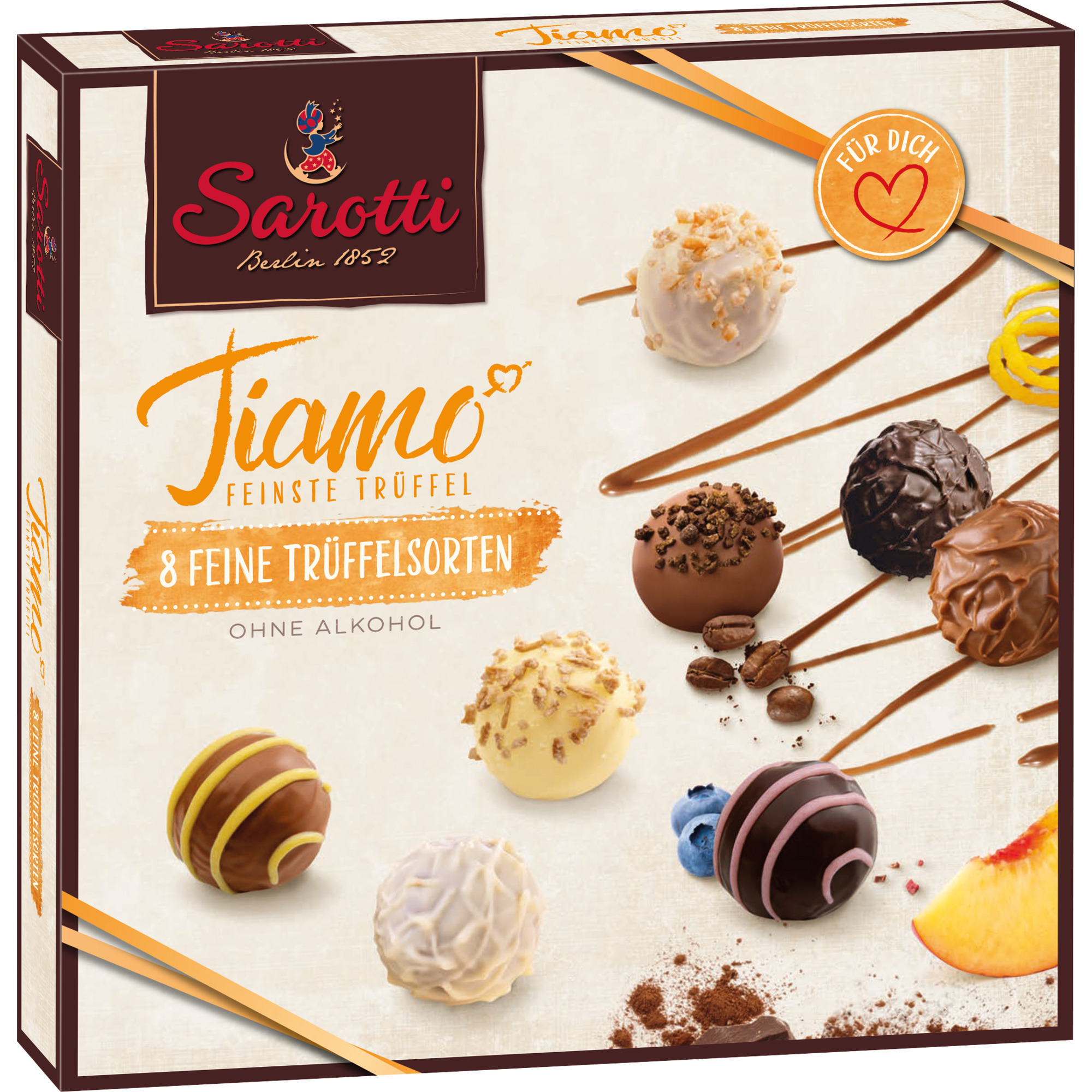 Sarotti Tiamo Trüffel 200g, ohne Alkohol