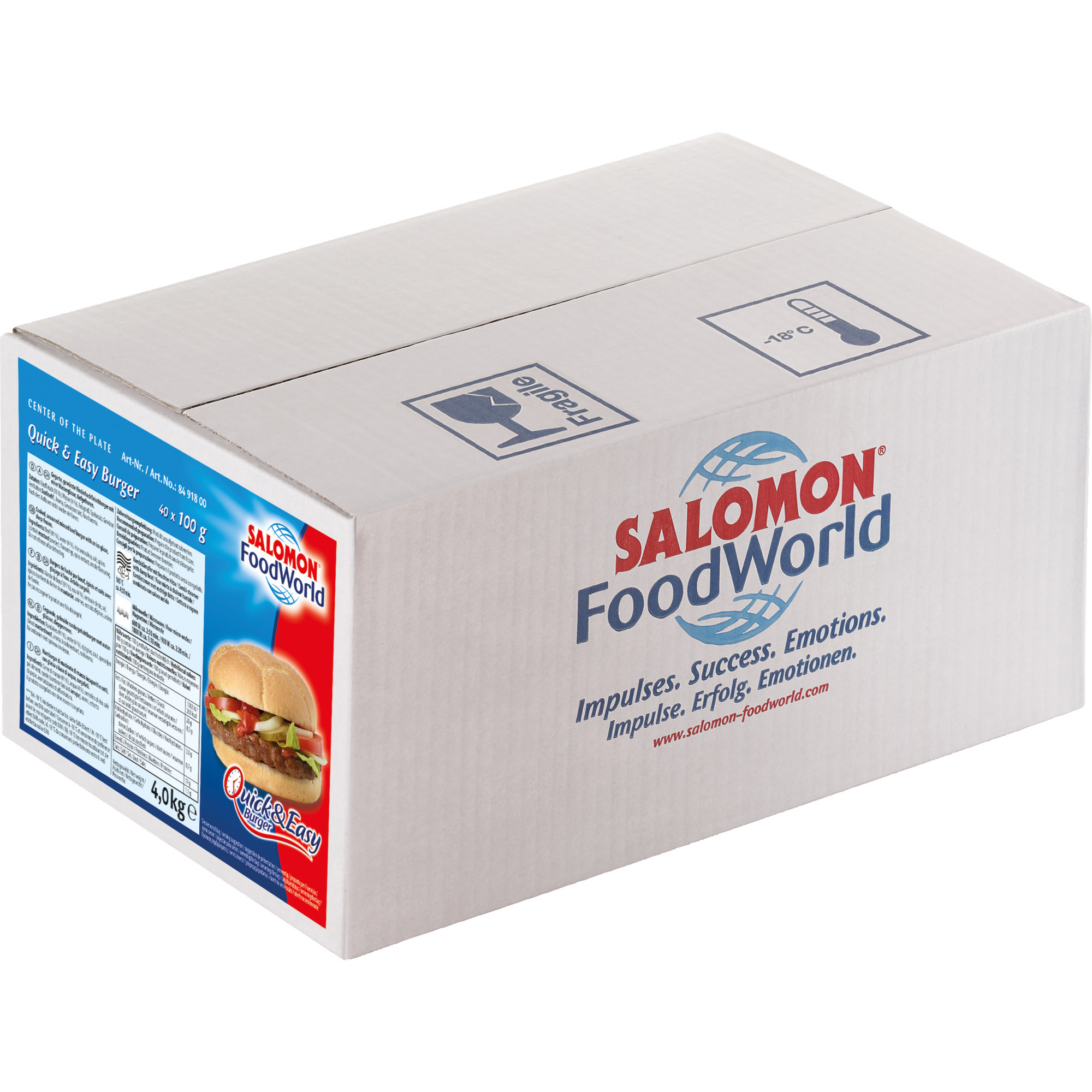 Salomon Quick&Easy Burger mr.40x100g