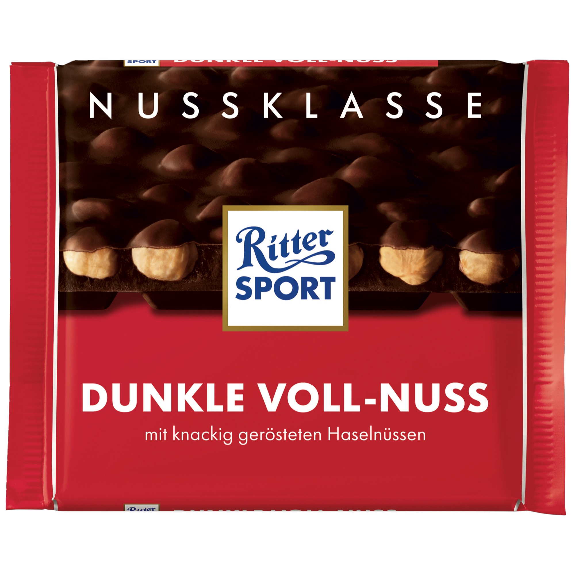 Ritter Sport Nuss 100g, Dunkle Vollnuss