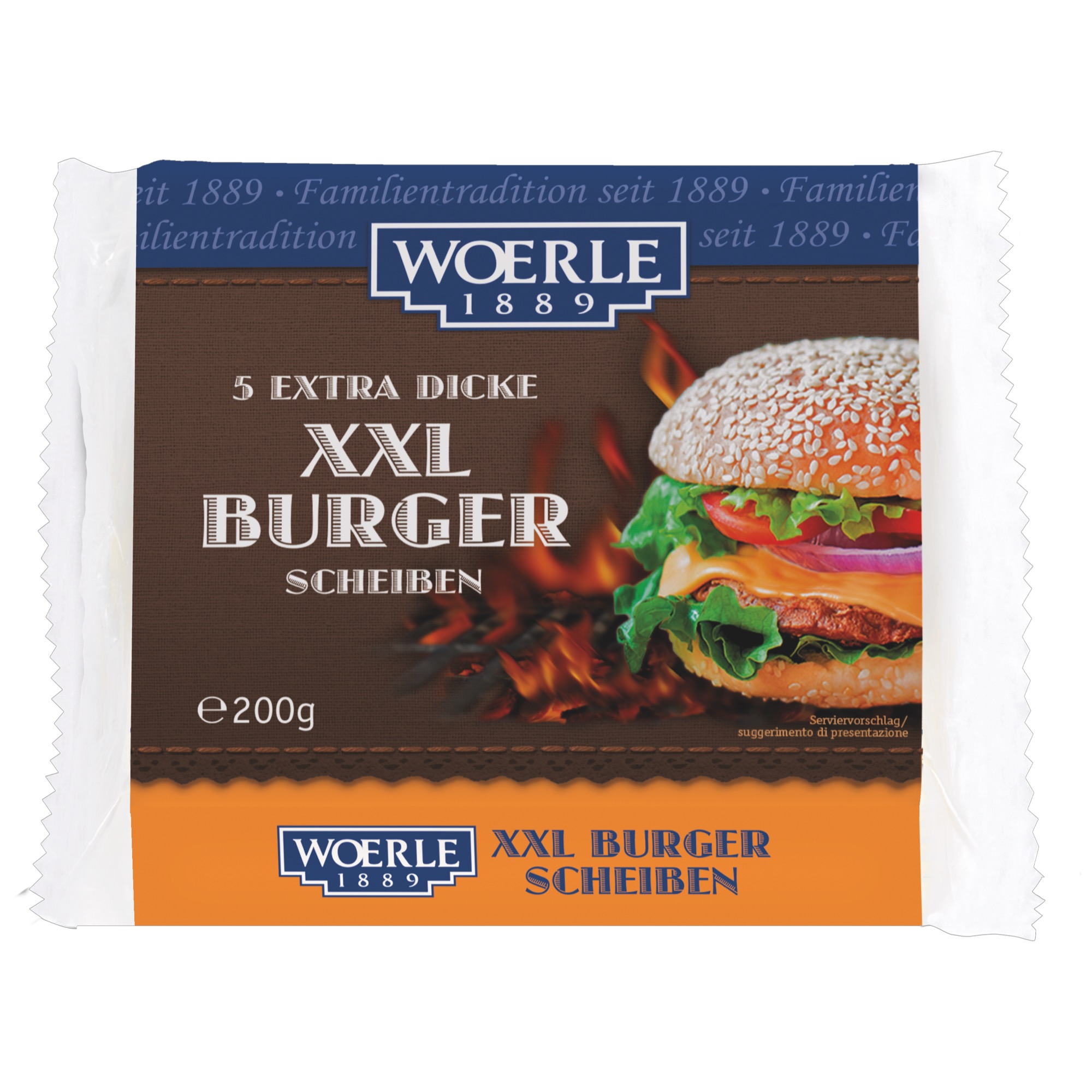 Woerle Burger plátky XXL 200g