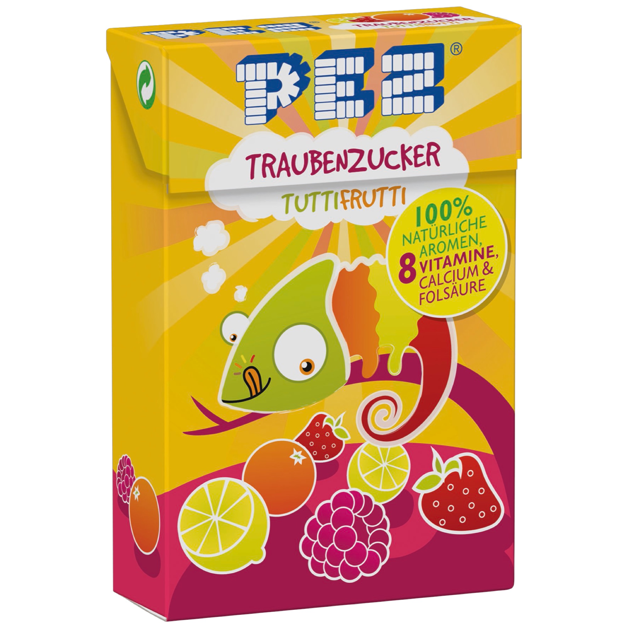 Pez hroznový cukor Tutti Frutti 45g