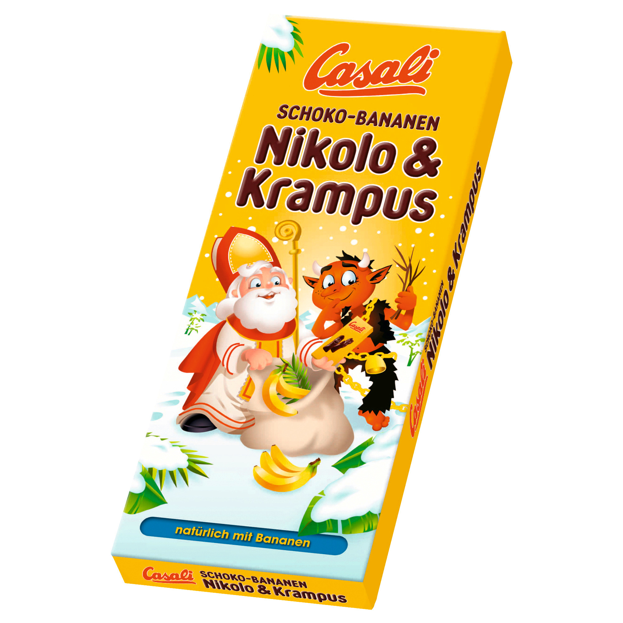 Casali banány Mikuláš+čert 18ks 270g