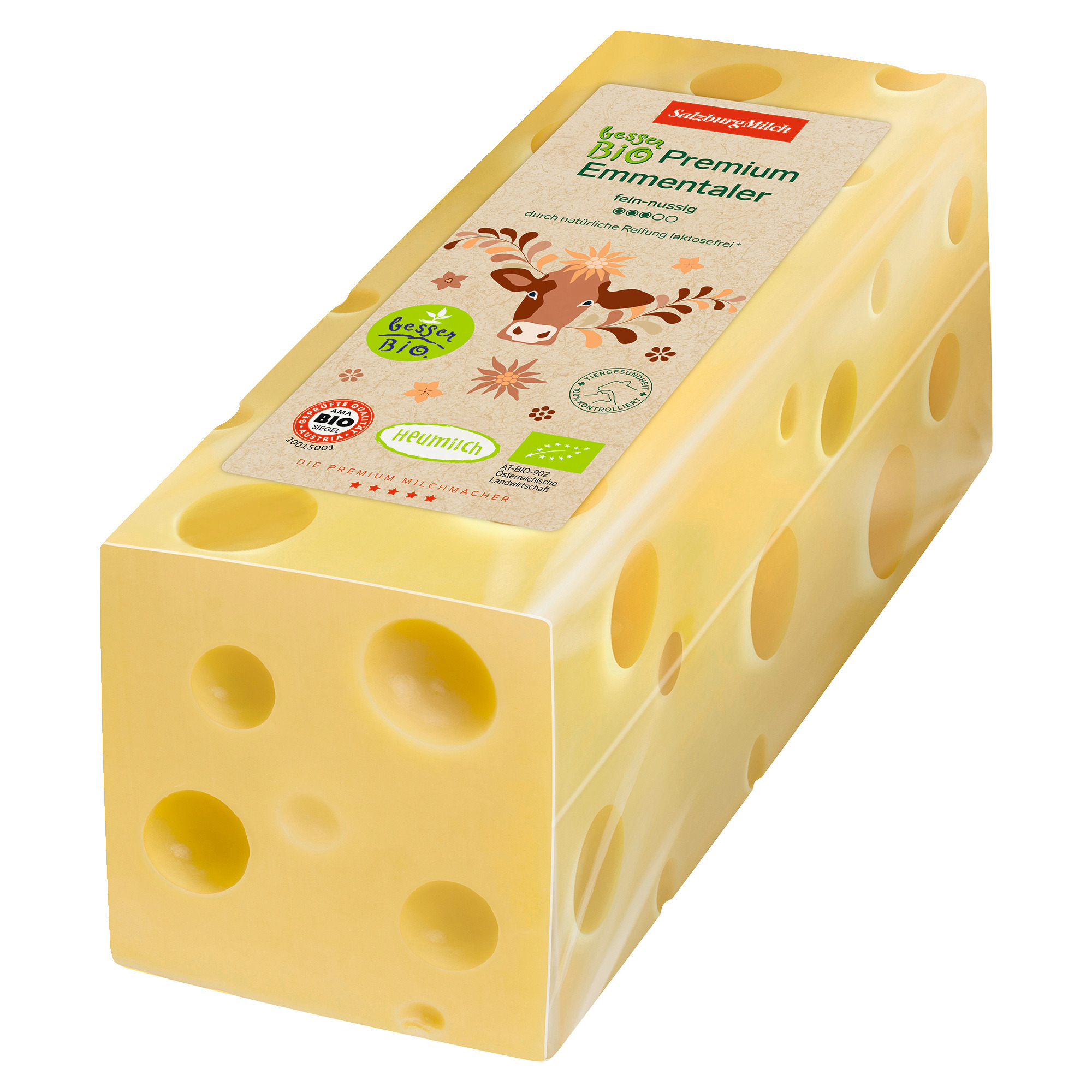 Besser Bio ementál 45% tuku cca.2,2kg