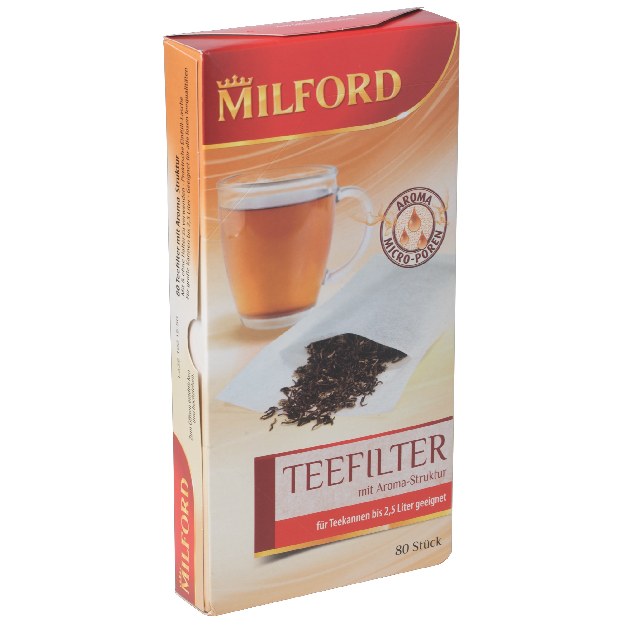 Milford filter na čaj 80ks
