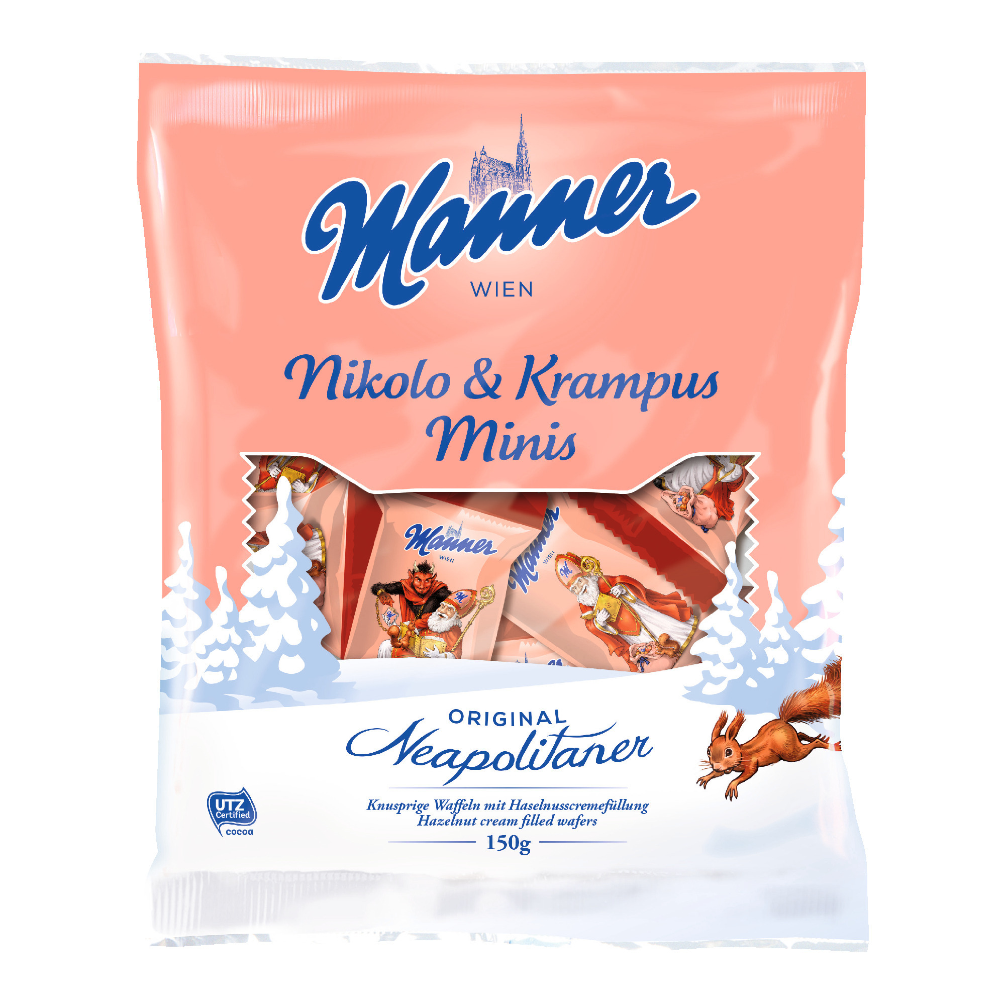 Manner Nikolo Krampus Neap. Minis 150g