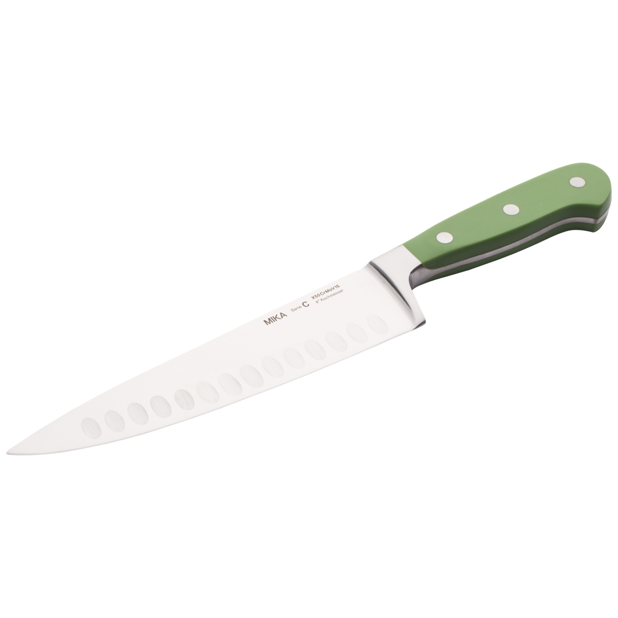 Mika kuchársky nôž 200mm zelená rúčka