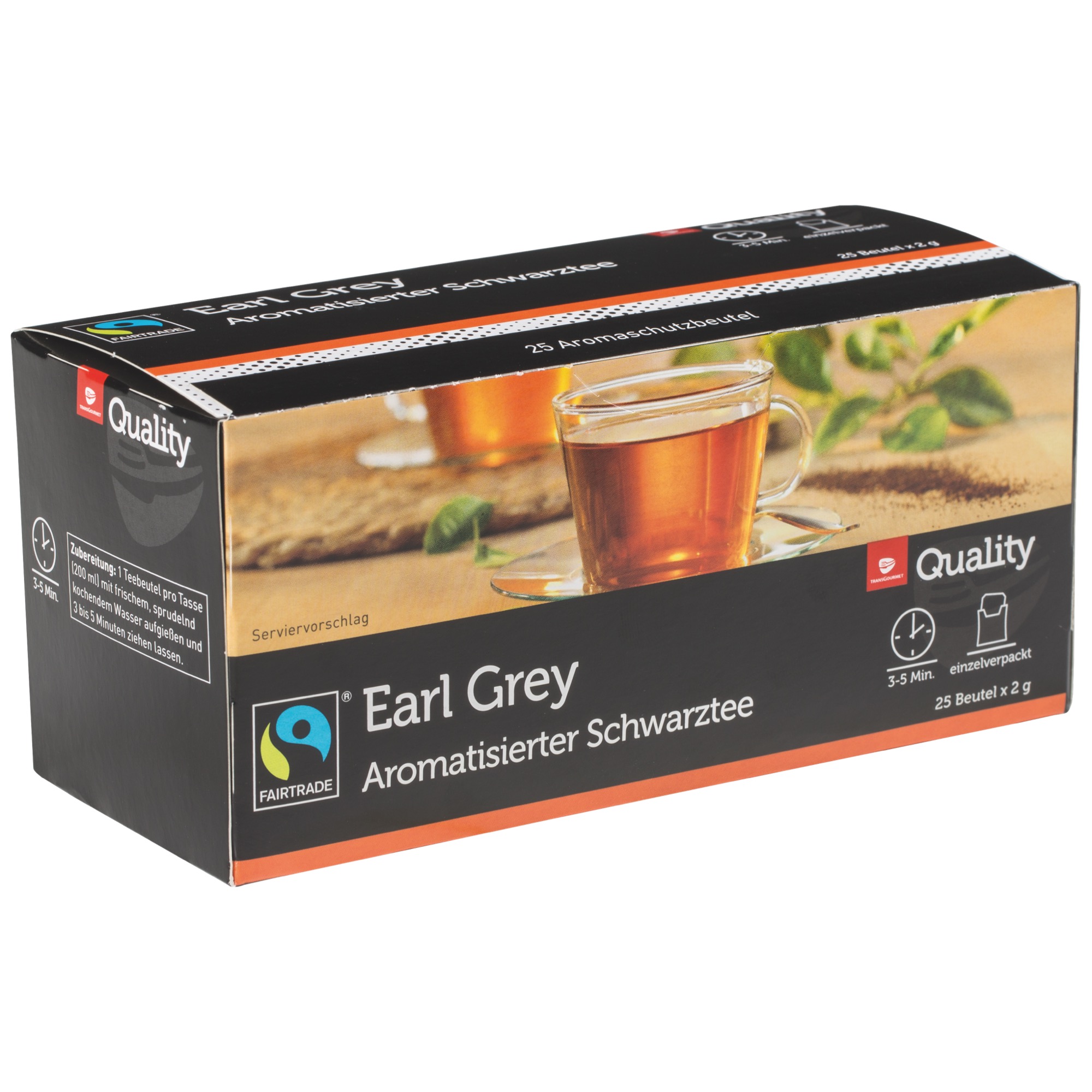Quality čaj 25ks, Earl Grey