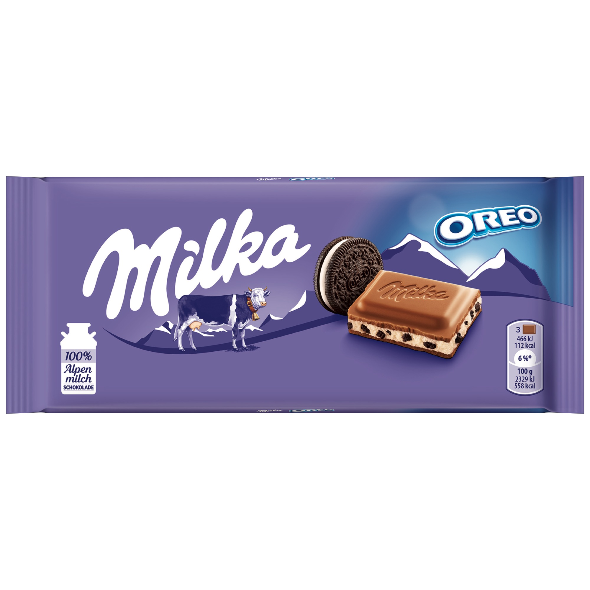 Milka čokoláda 100g, Oreo