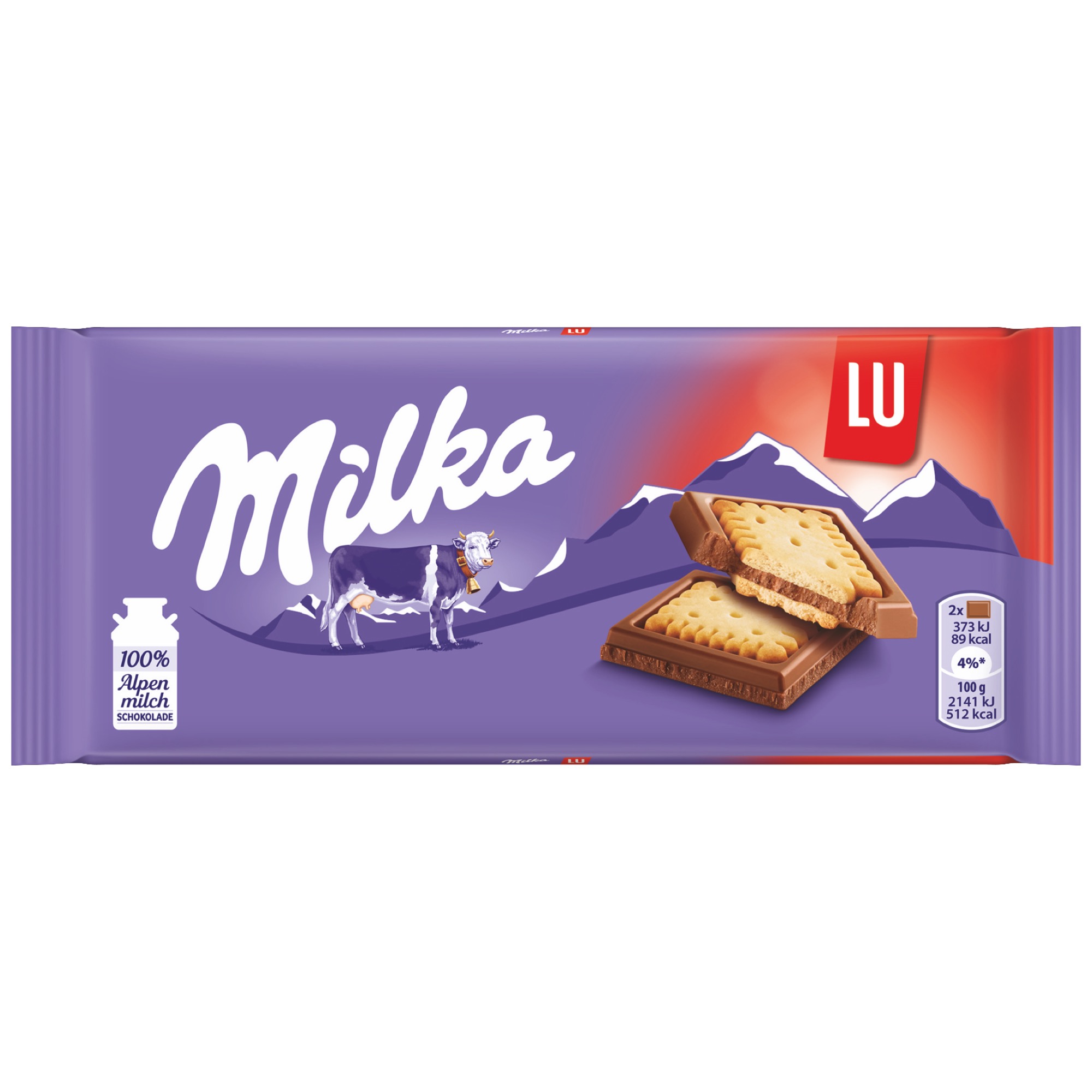 Milka čokoláda 87g, Milka & LU