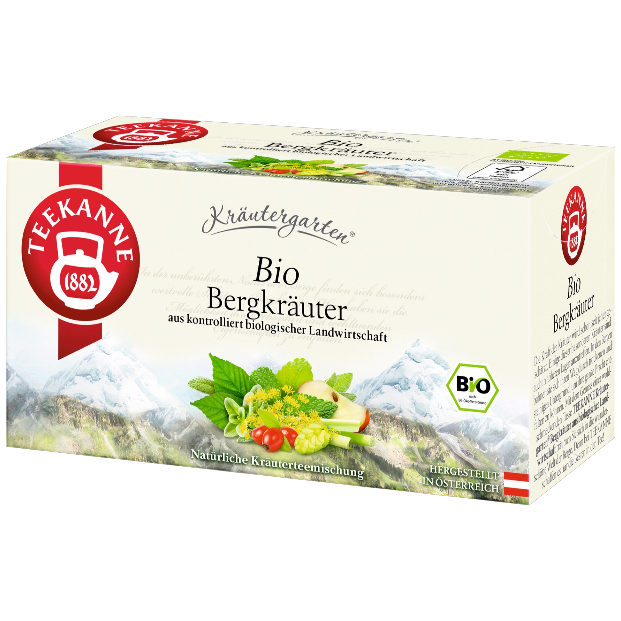 Teekanne Bio Kräuterg. 20ks horské byliny