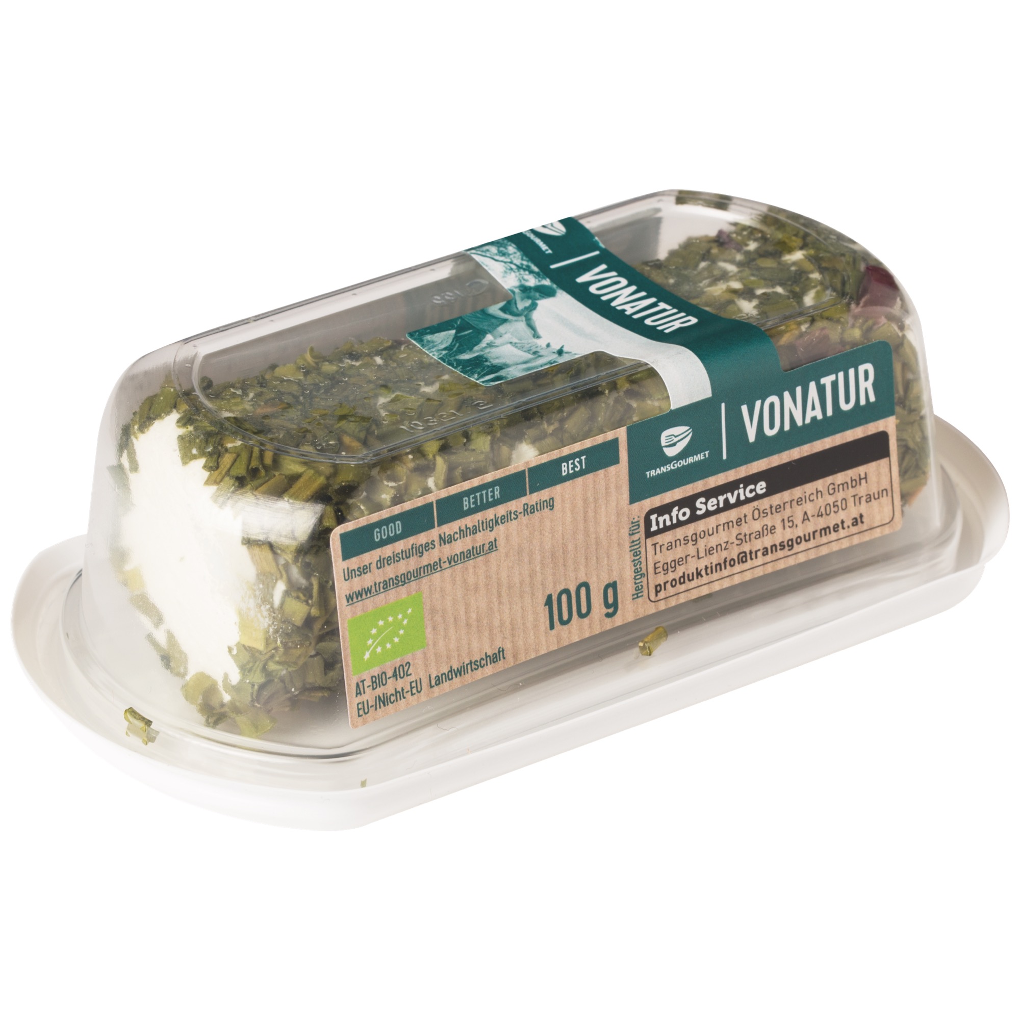 Vonatur Bio Ziegenröl. 100g,Schnittlauch