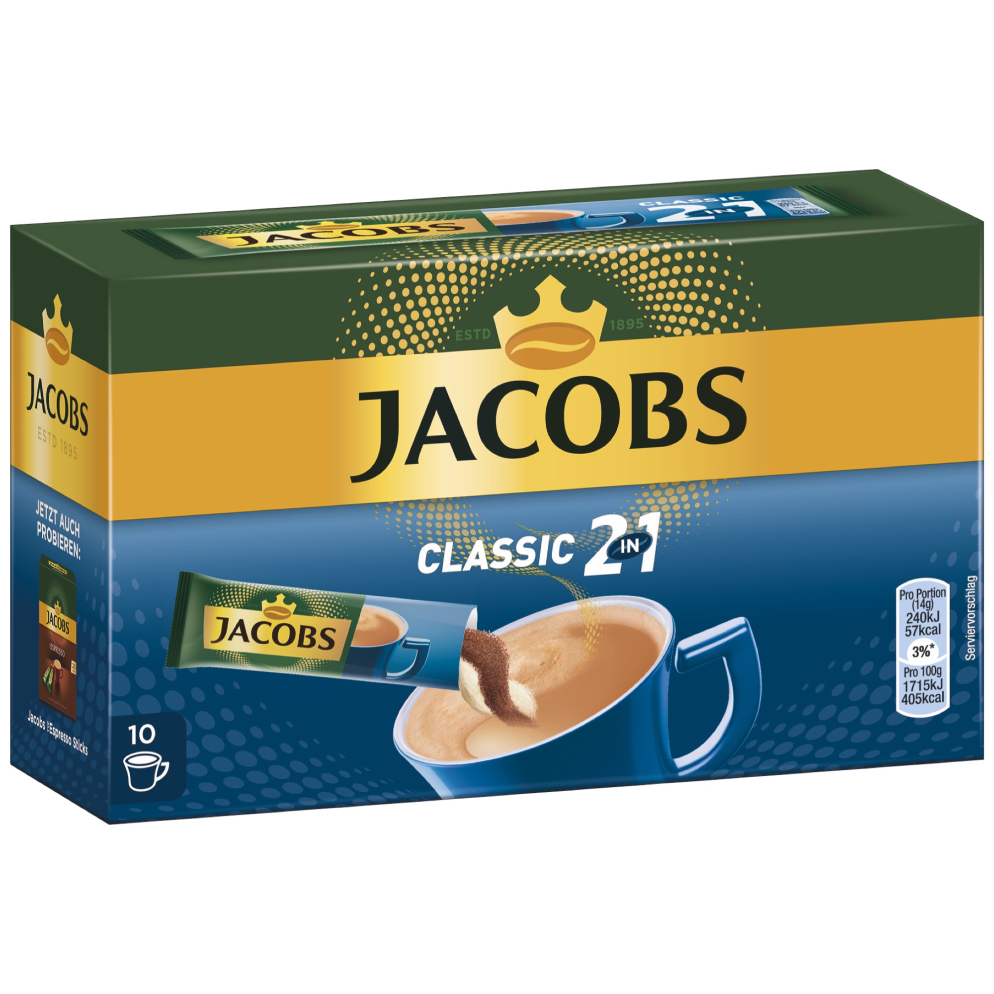 Jacobs 2v1 10x14g