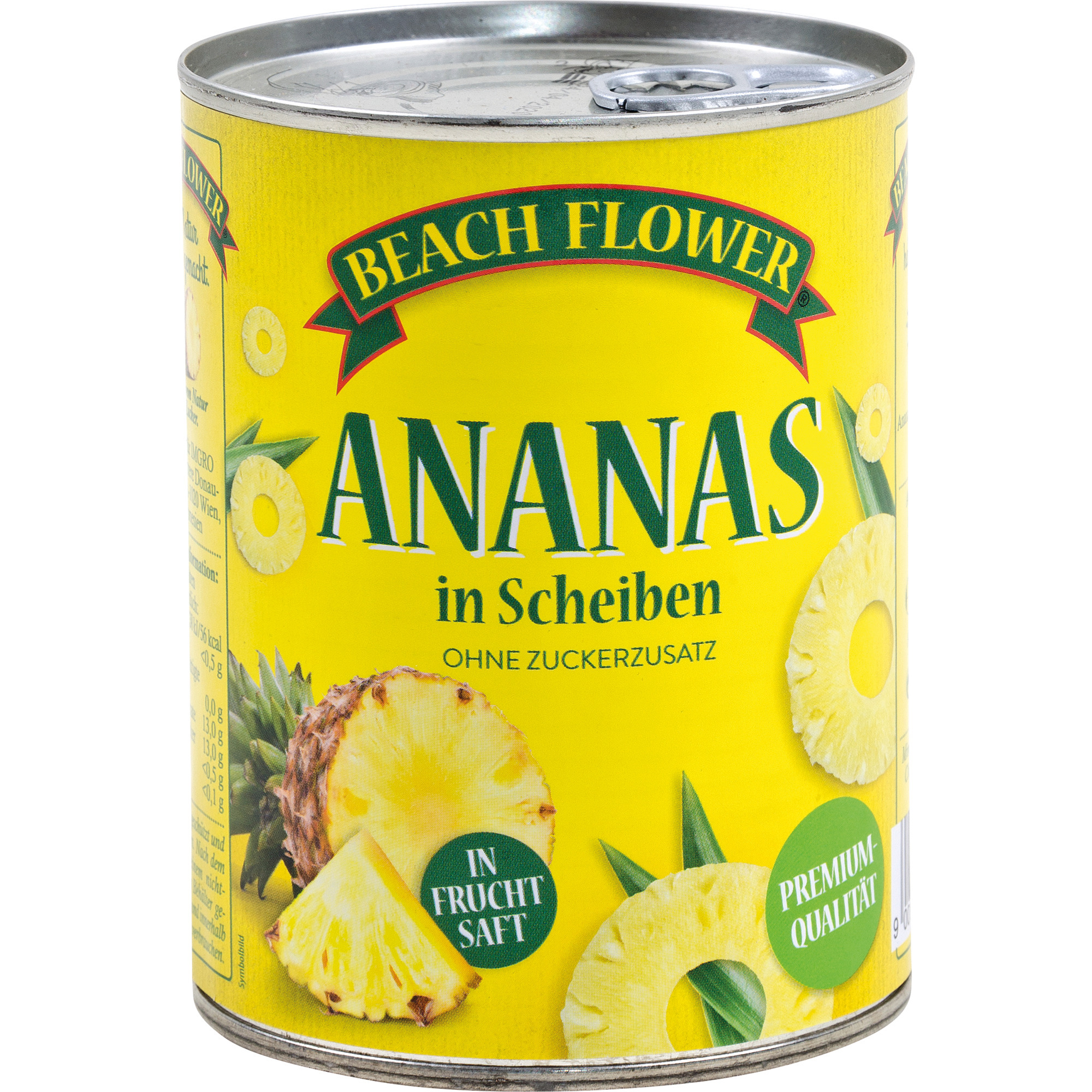 Beach Flower ananás plátky light 565ml