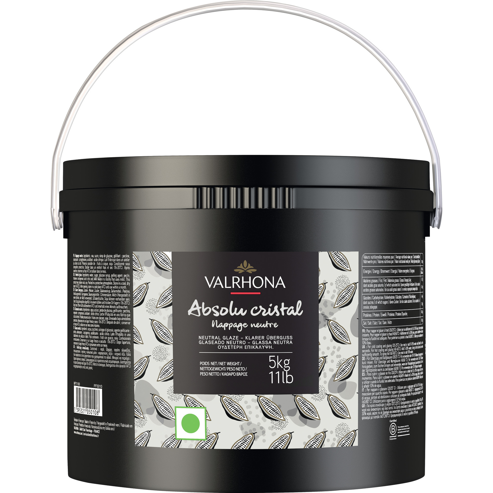 Valrhona Absolu Cristal neutr.poleva 5kg