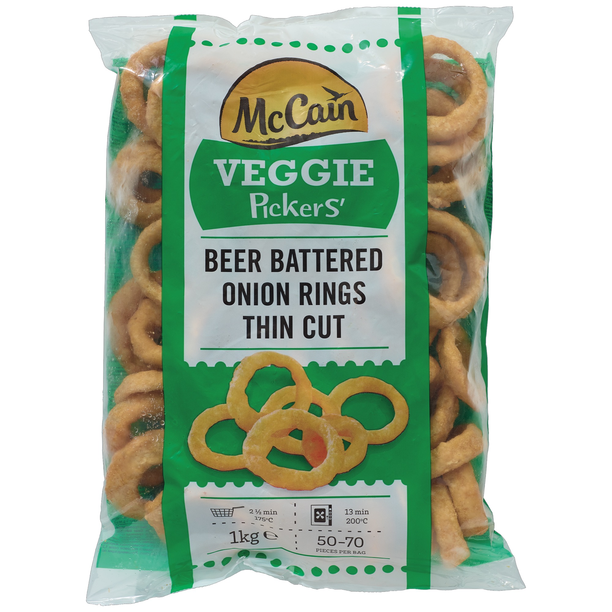 Mc Cain Onion Rings Thin Cut mraz.1kg