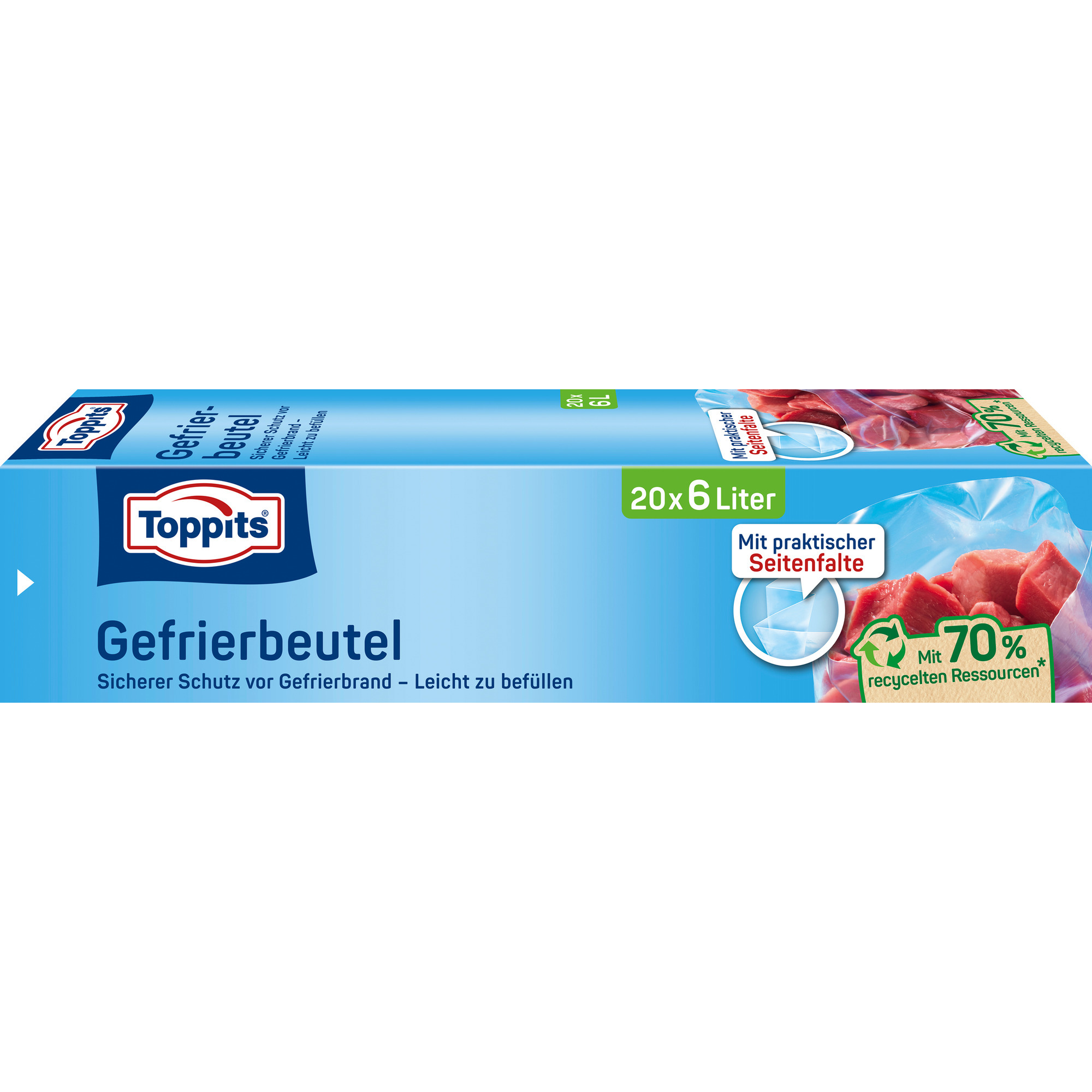 Toppits Gefrierbeutel 6l 20Stk