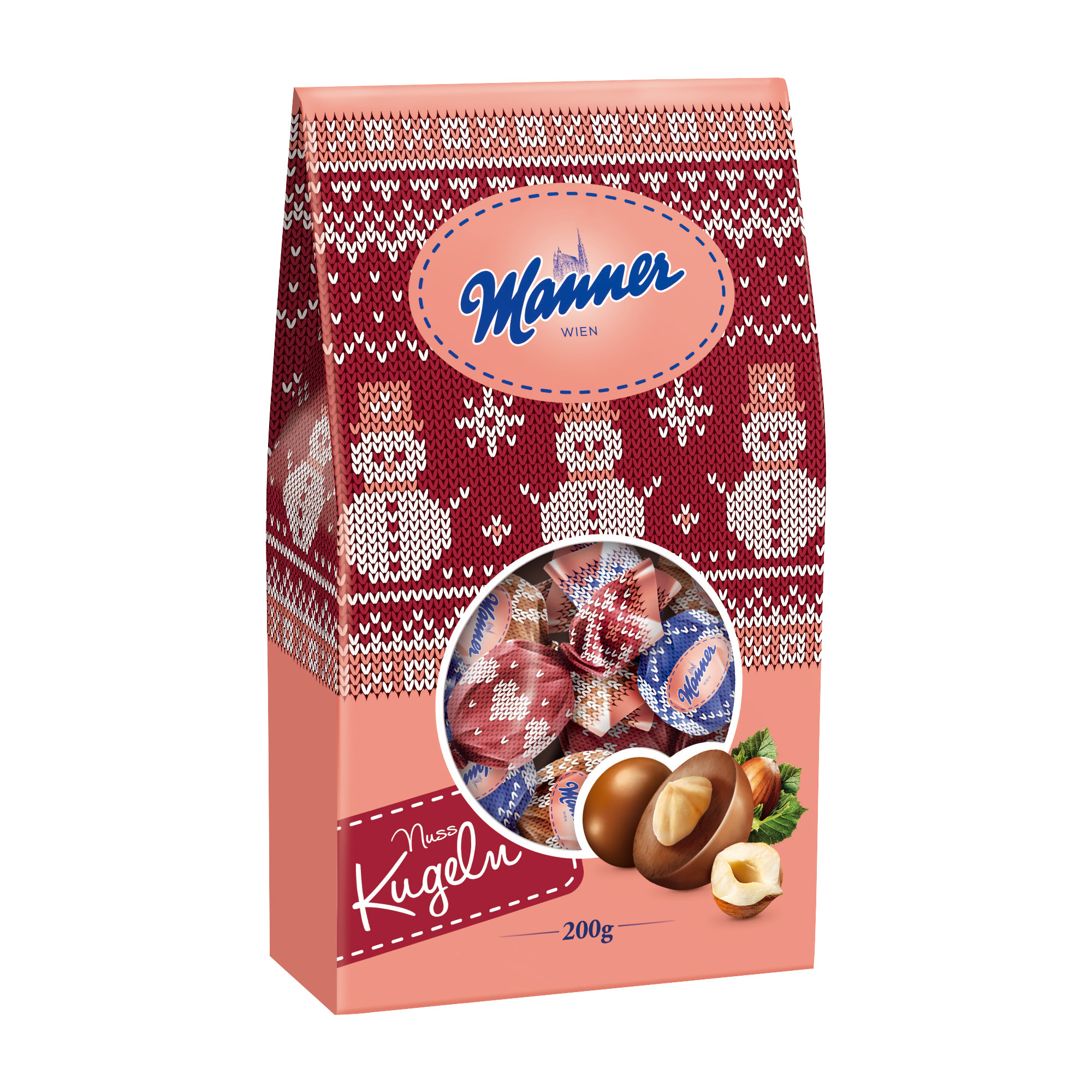 Manner Kugeln 200g, Haselnuss