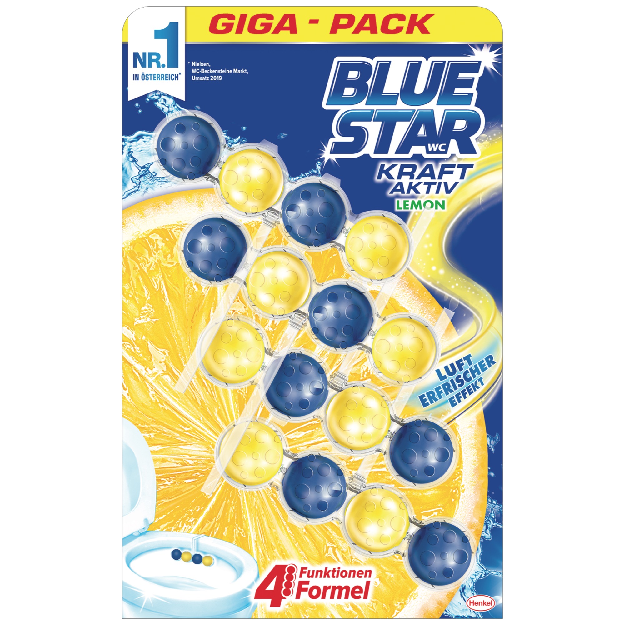 Blue Star Blau Aktiv VP4ks citrón