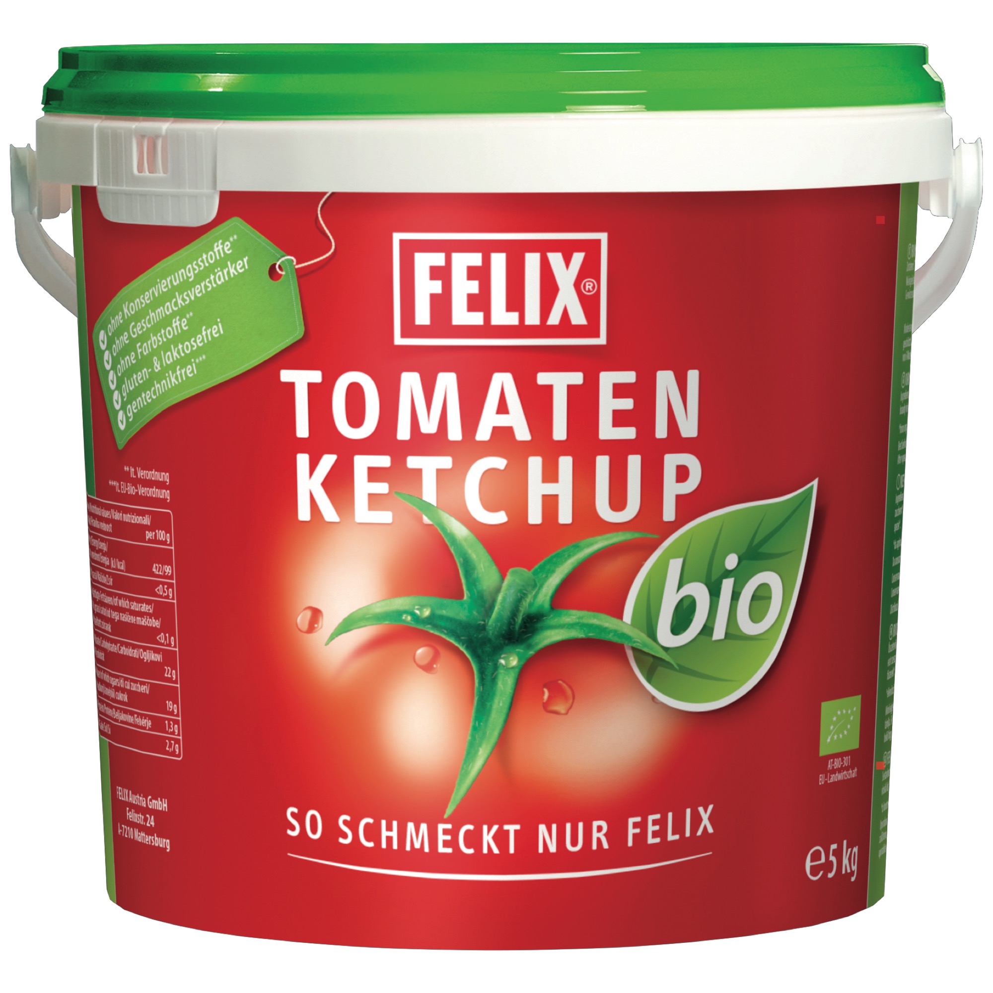 Felix Bio paradajkový kečup 5kg