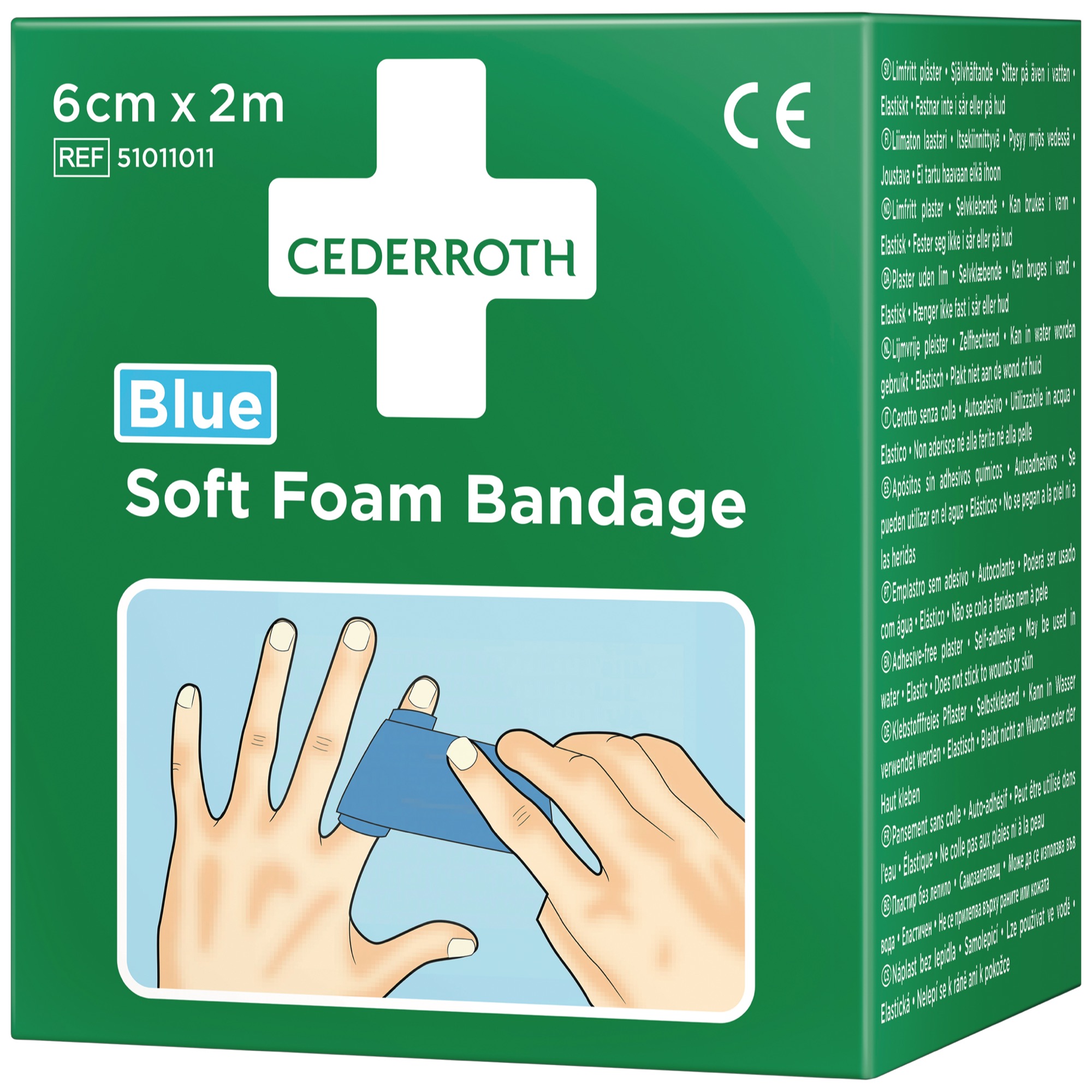 Ceder.51011011 Soft FoamBandage 2mx6cm