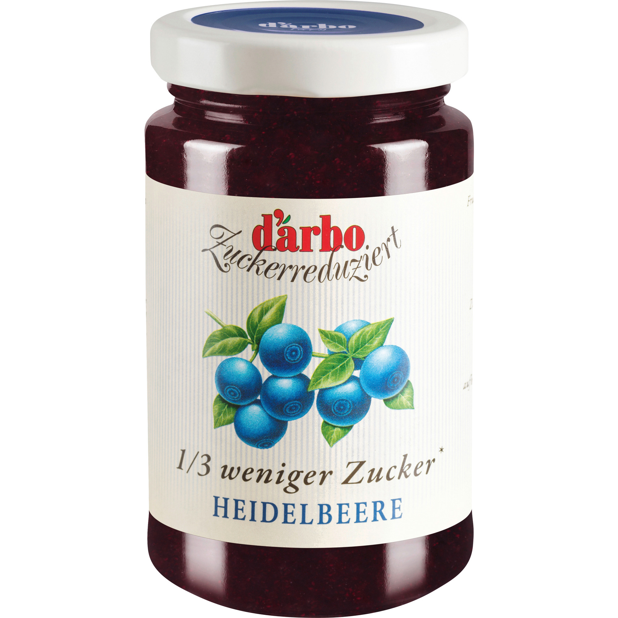 Darbo Fruchtaufs. Zuckerr. 250g, Heidelb
