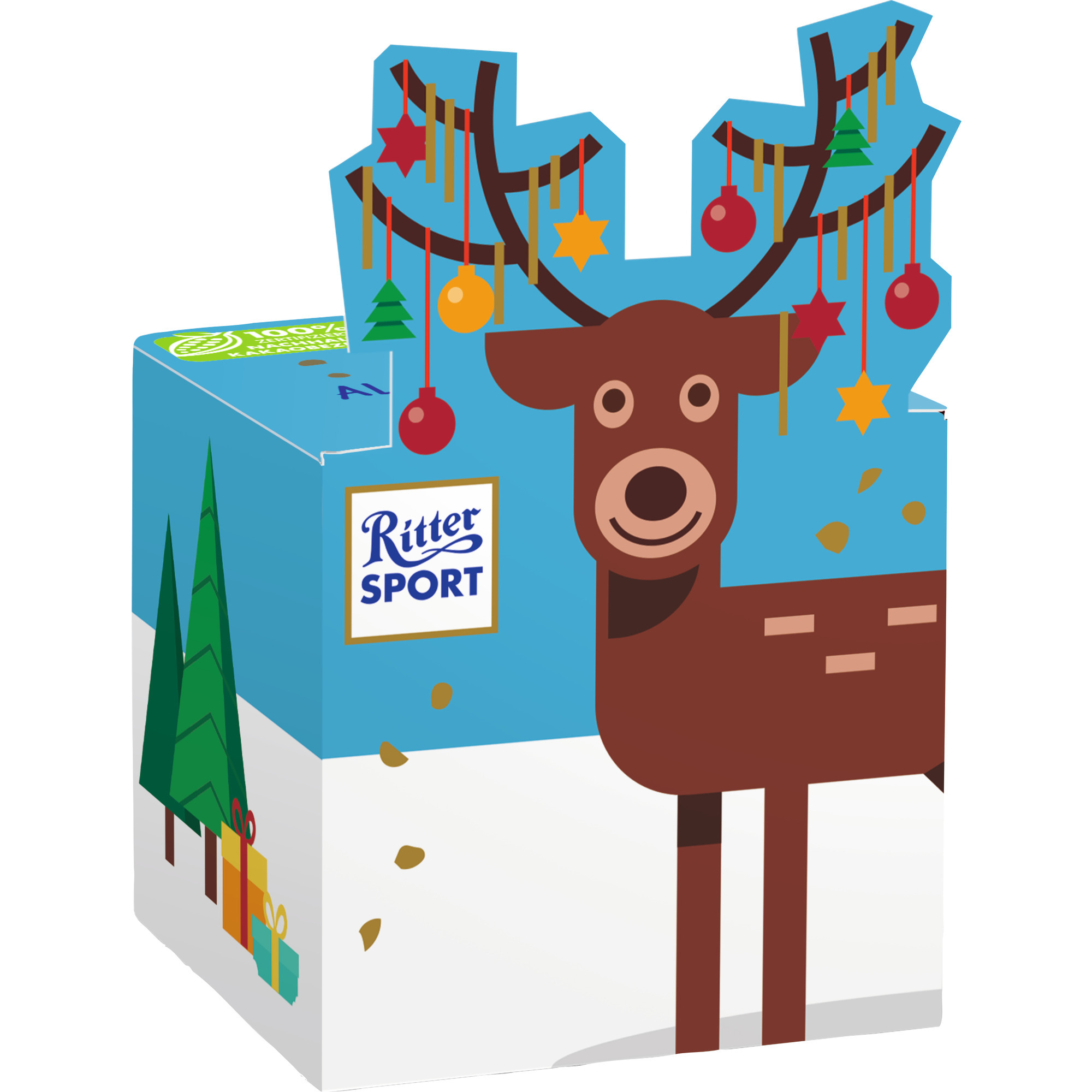 Ritter Sport Renntier Würfel 83g