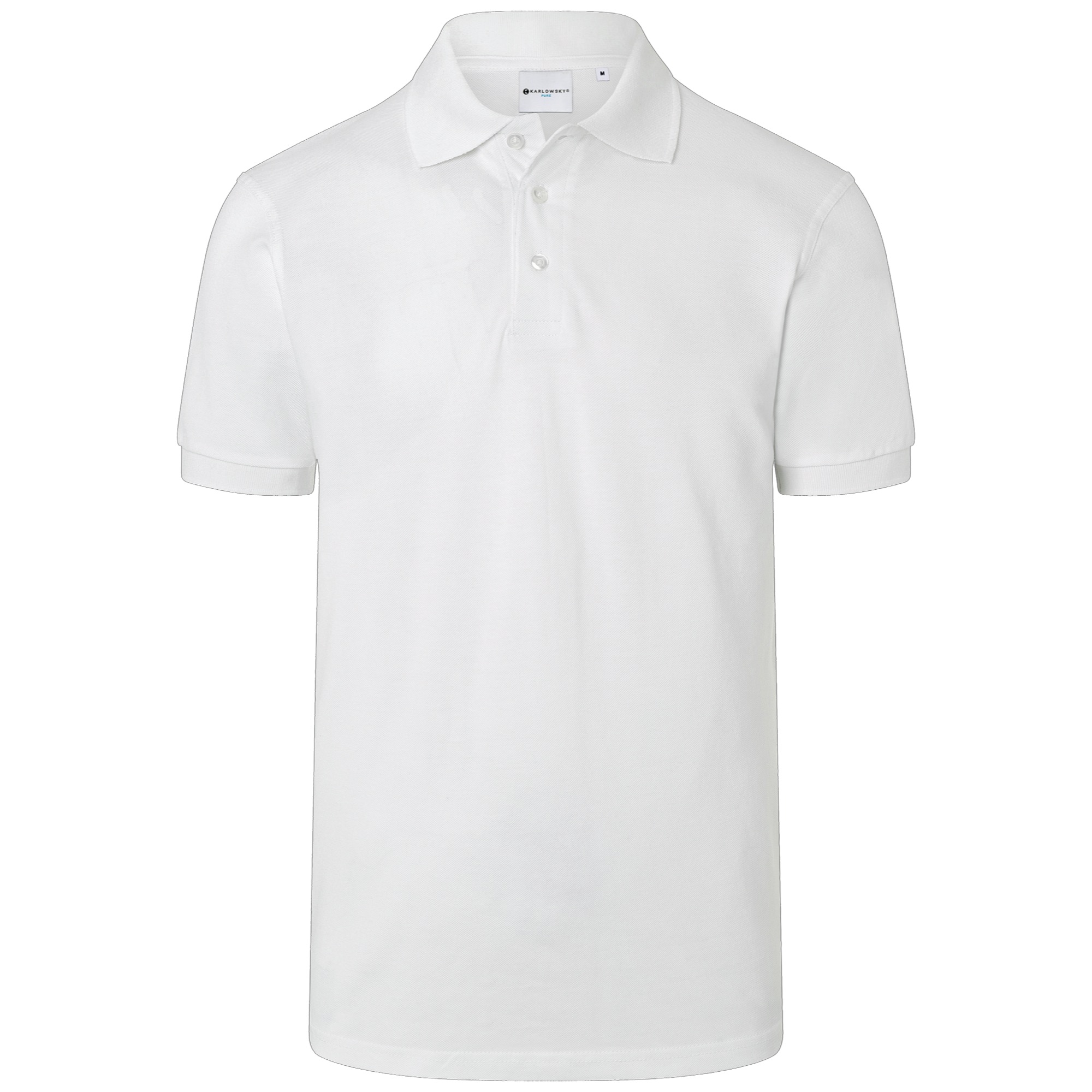 Polokošeľa Basic biela M