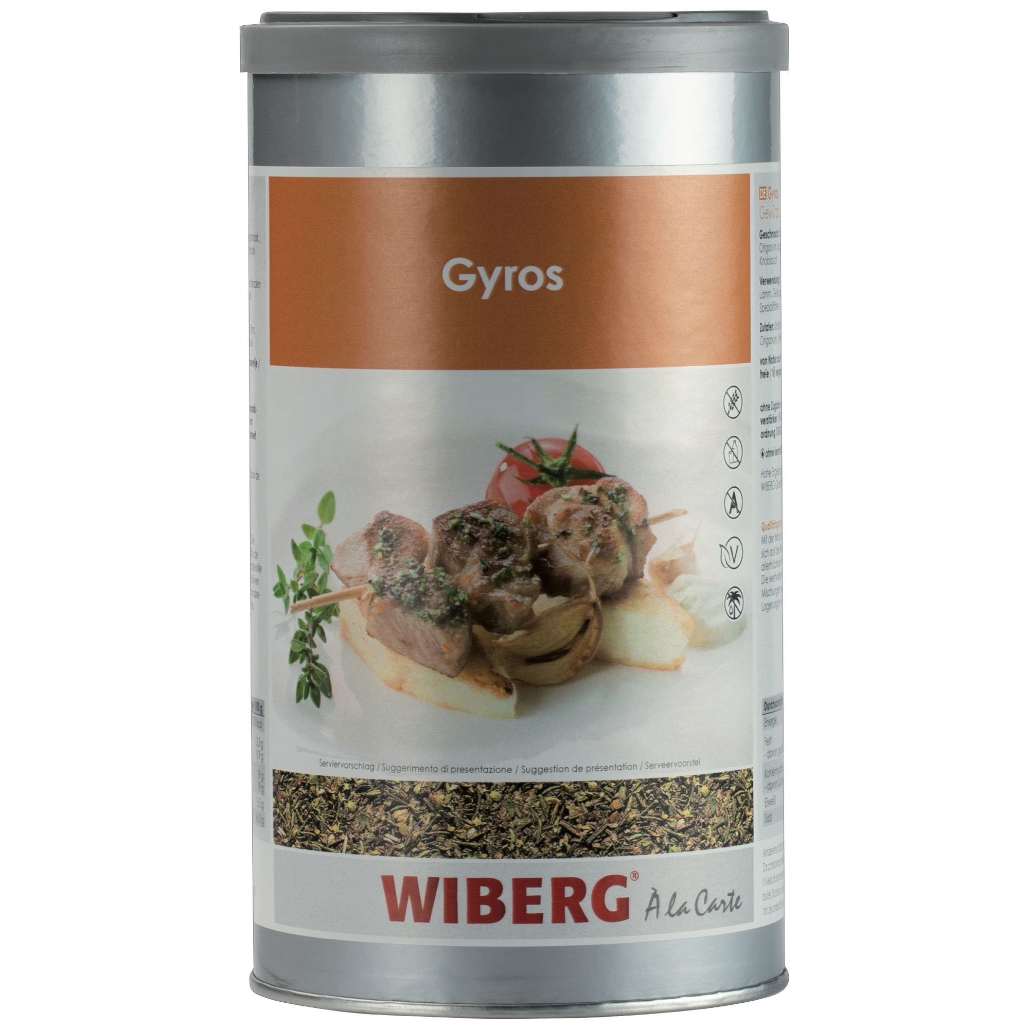 Wiberg Gyros Gewürzsalz 1200ml