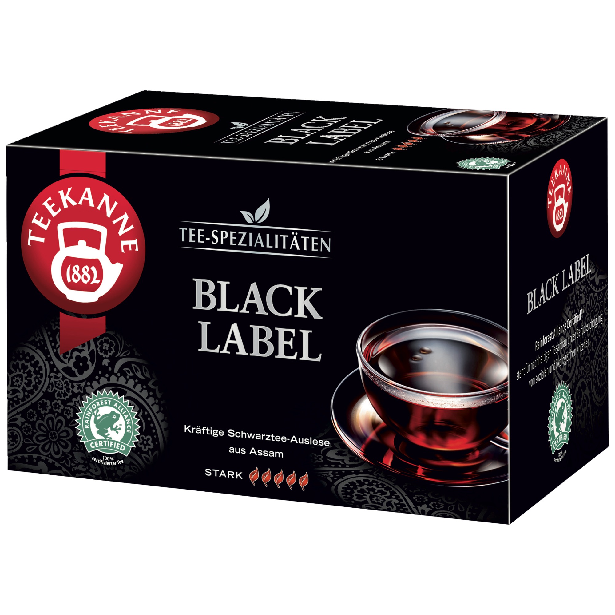 Teekanne Black Label čierny čaj 20ks