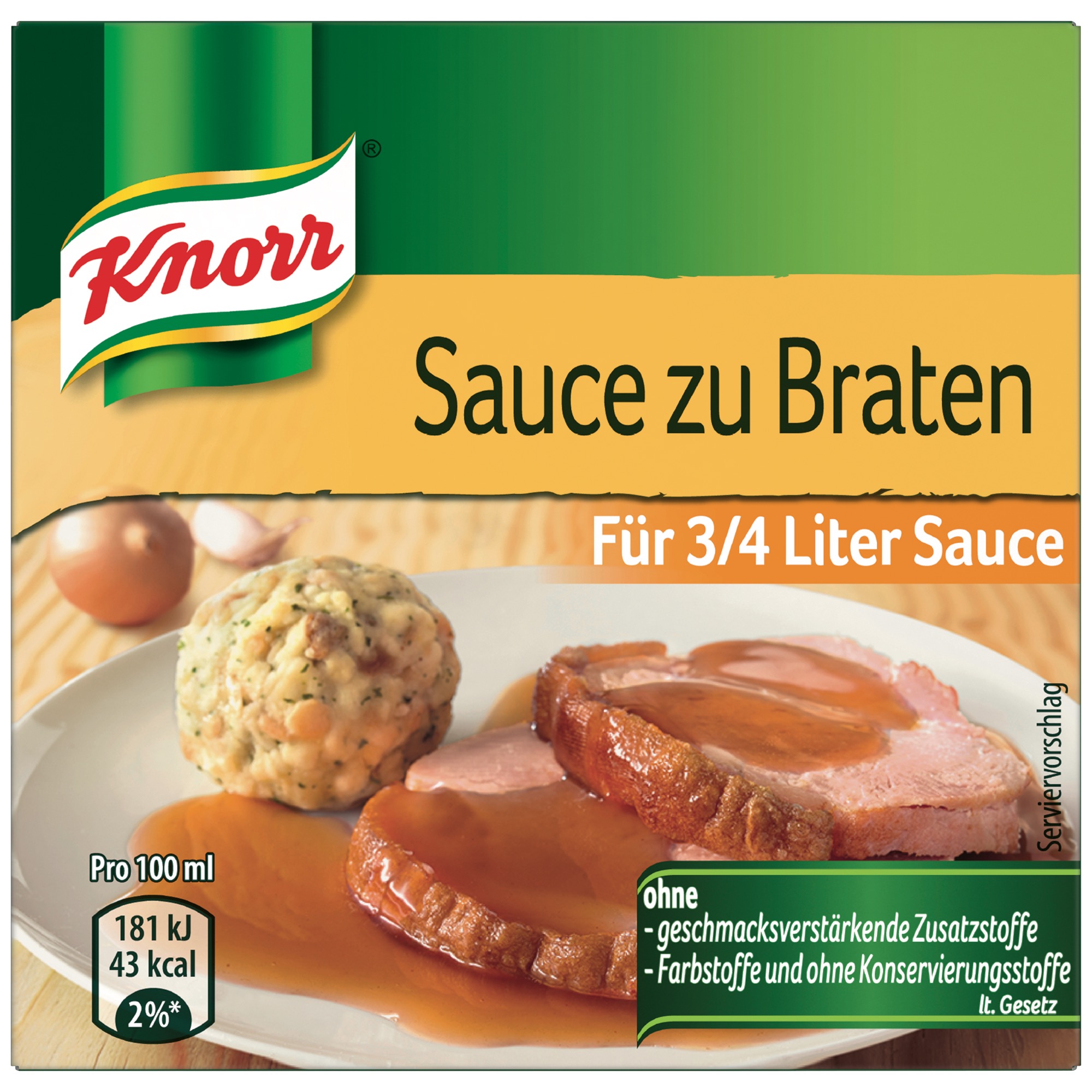 Knorr omáčka na peč.mäso kocka 78g