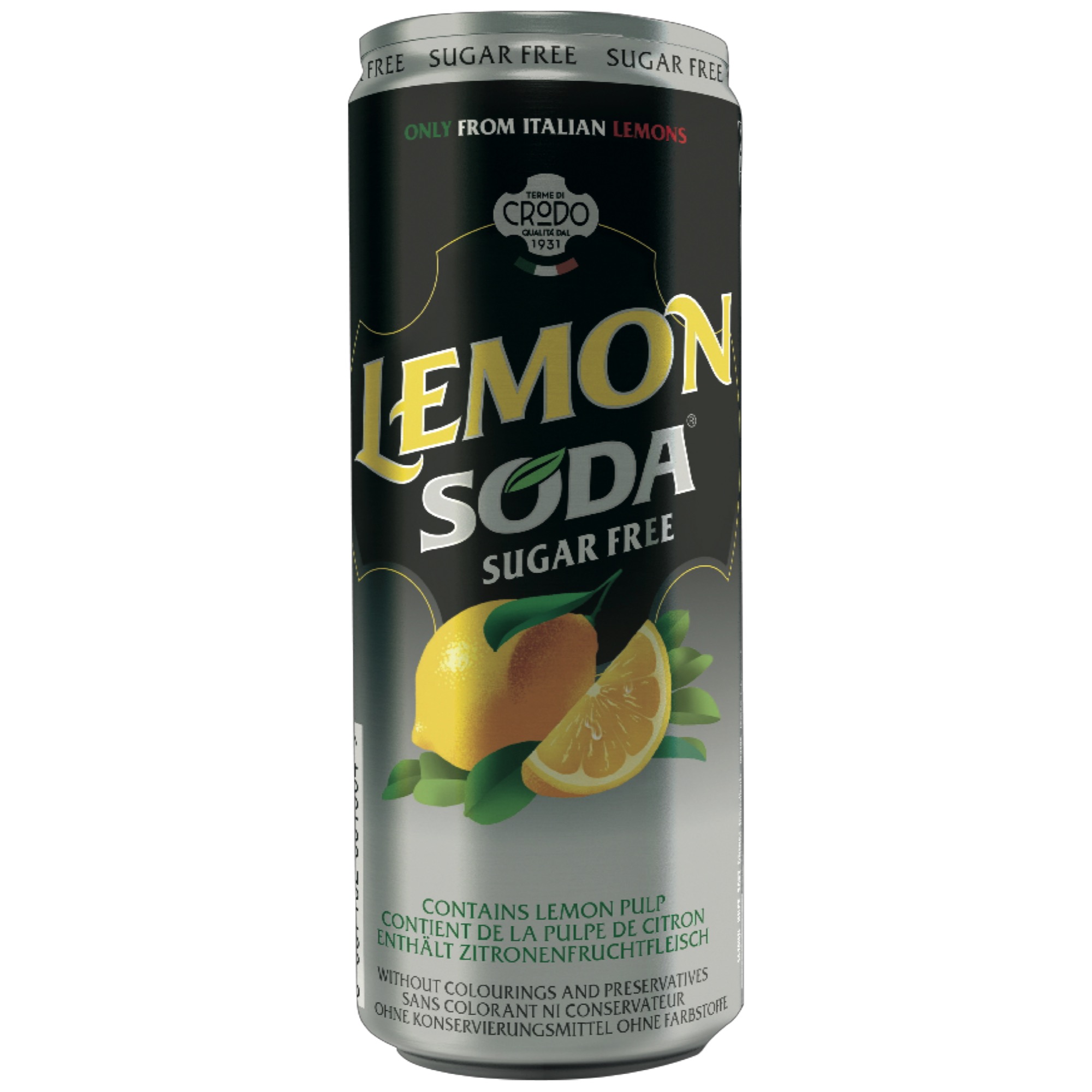 Lemon Soda bez cukru plech. 0,33l