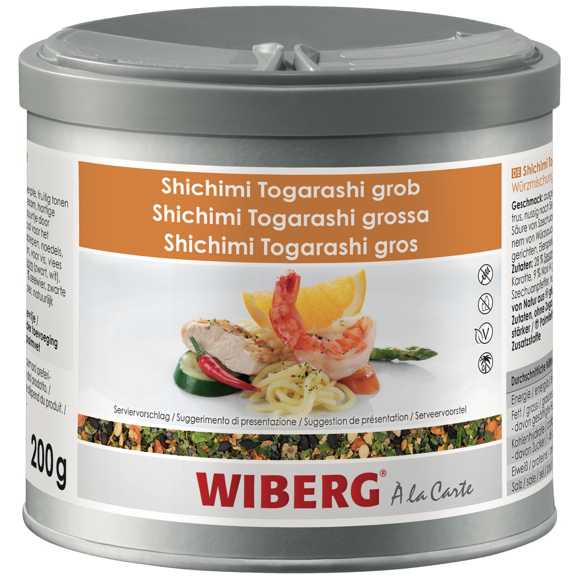 Wiberg Shichimi Togarashi hrubé 470ml