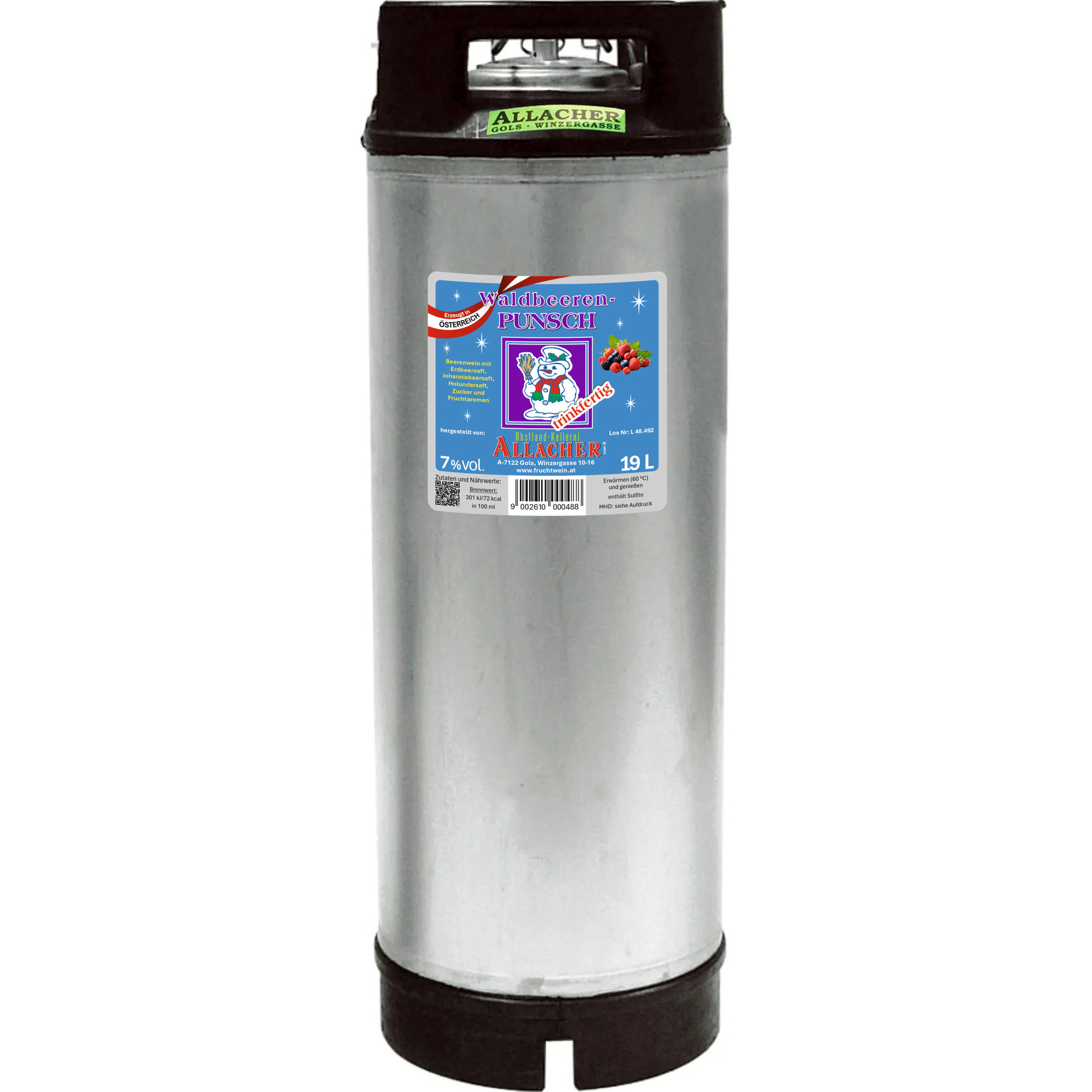 Allacher Waldbeeren Punsch MW Cont.19l