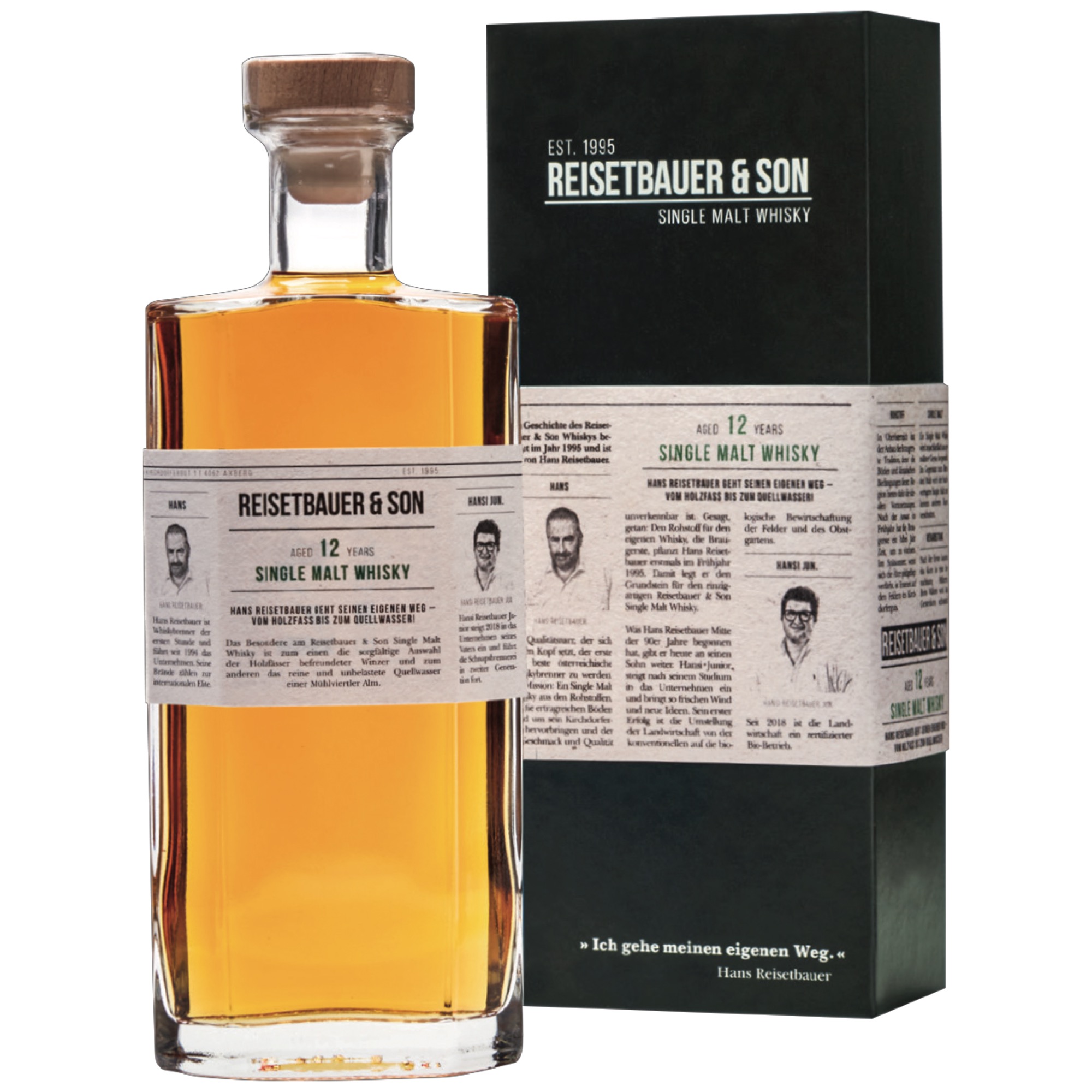 Reisetbauer & Son Whisky 12r. 48%0,7l
