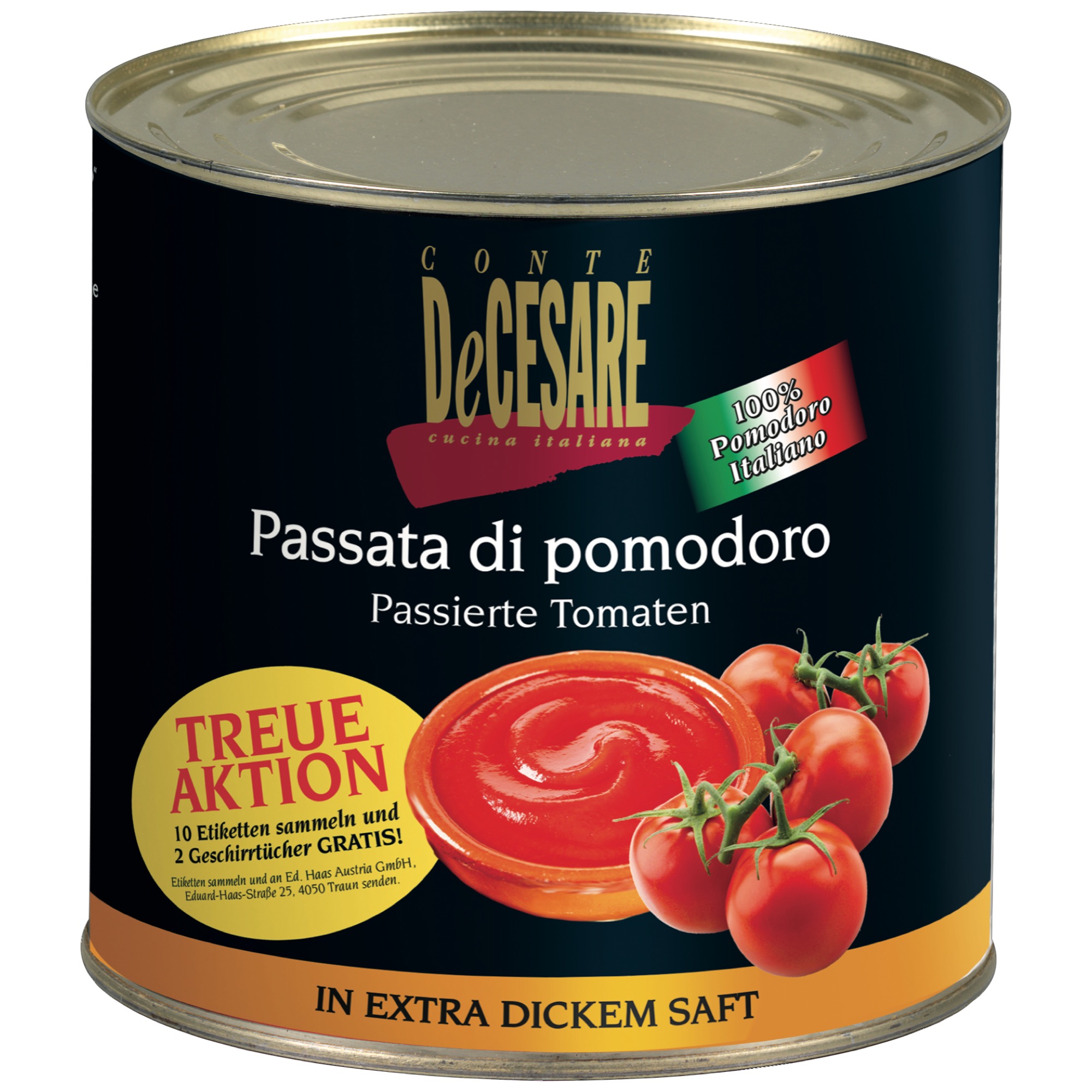 CdC paradajky pasírované 2,55kg
