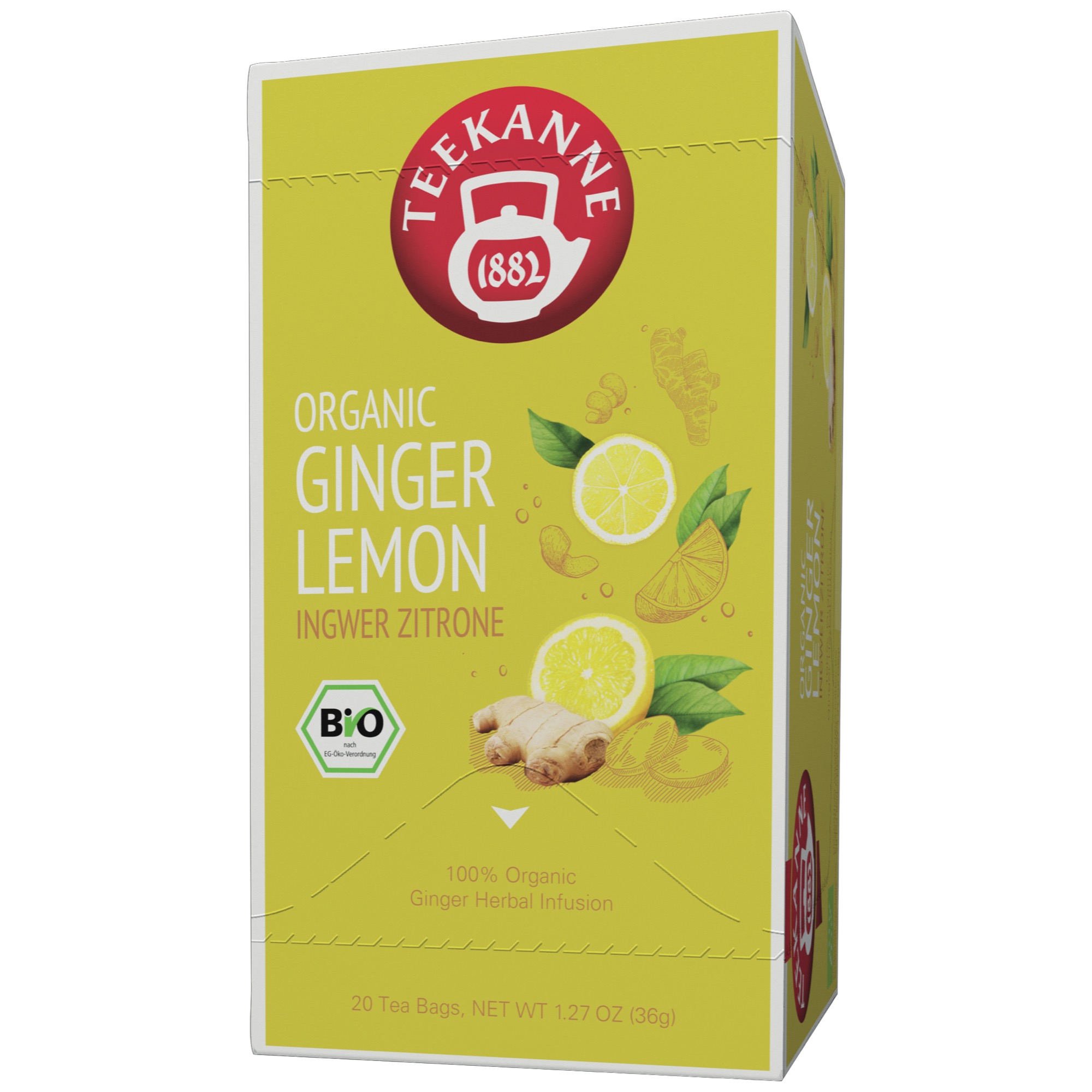 Teekanne Bio čaj 20ks zázvor citrón