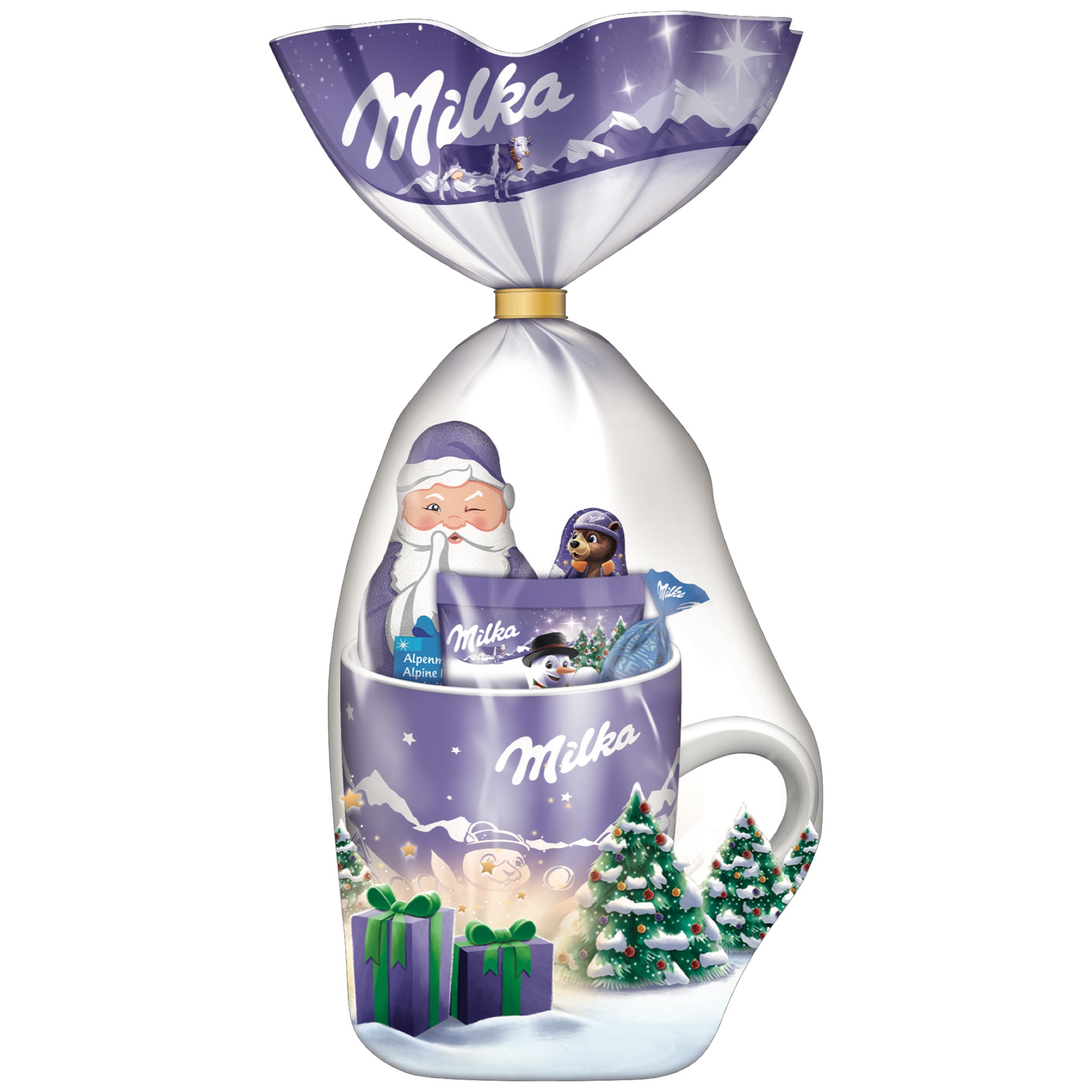 Milka vianočná šálka 99g