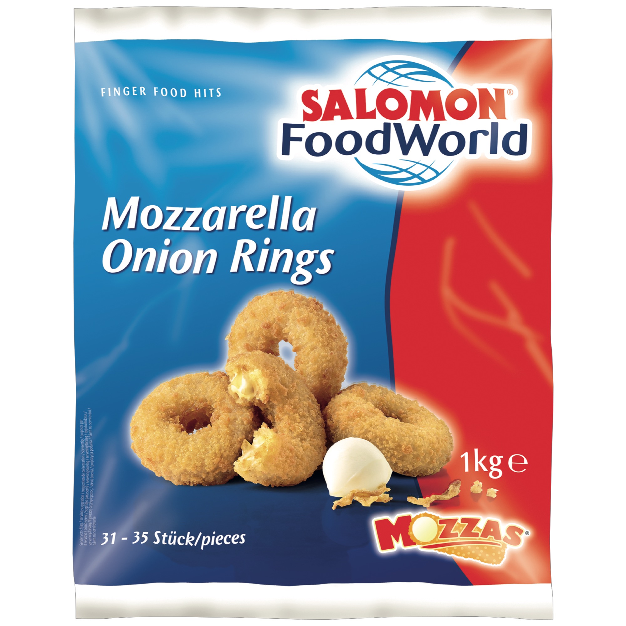 Salomon Mozzarella Onion Rings TK 1kg