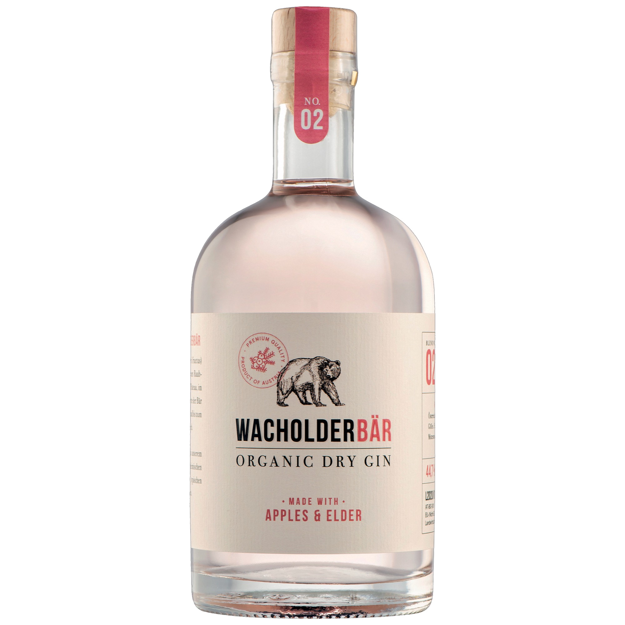 Wacholderbär Apples&Elder Gin Bio 0,5l