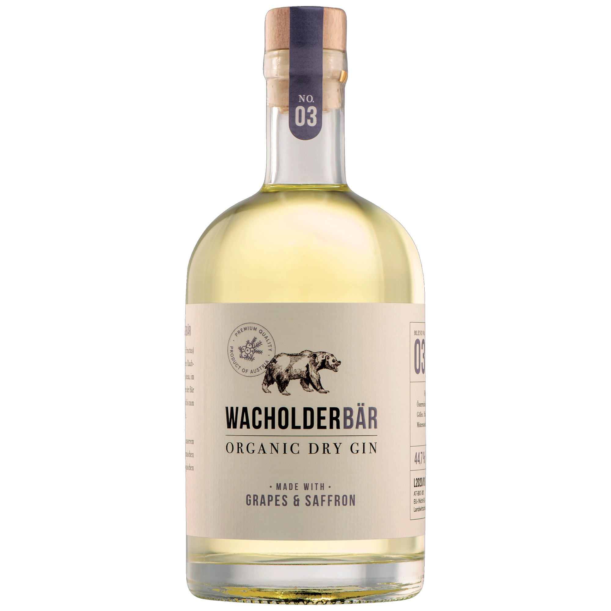 Wacholderbär Grapes Gin 0,5l