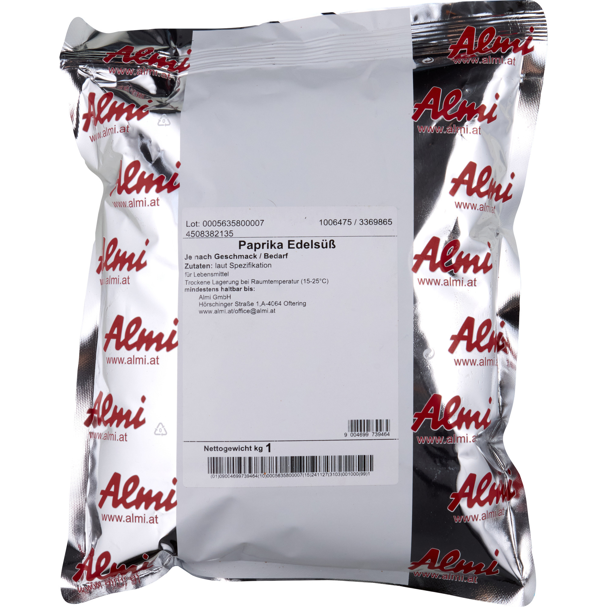 Paprika edelsüß 1kg