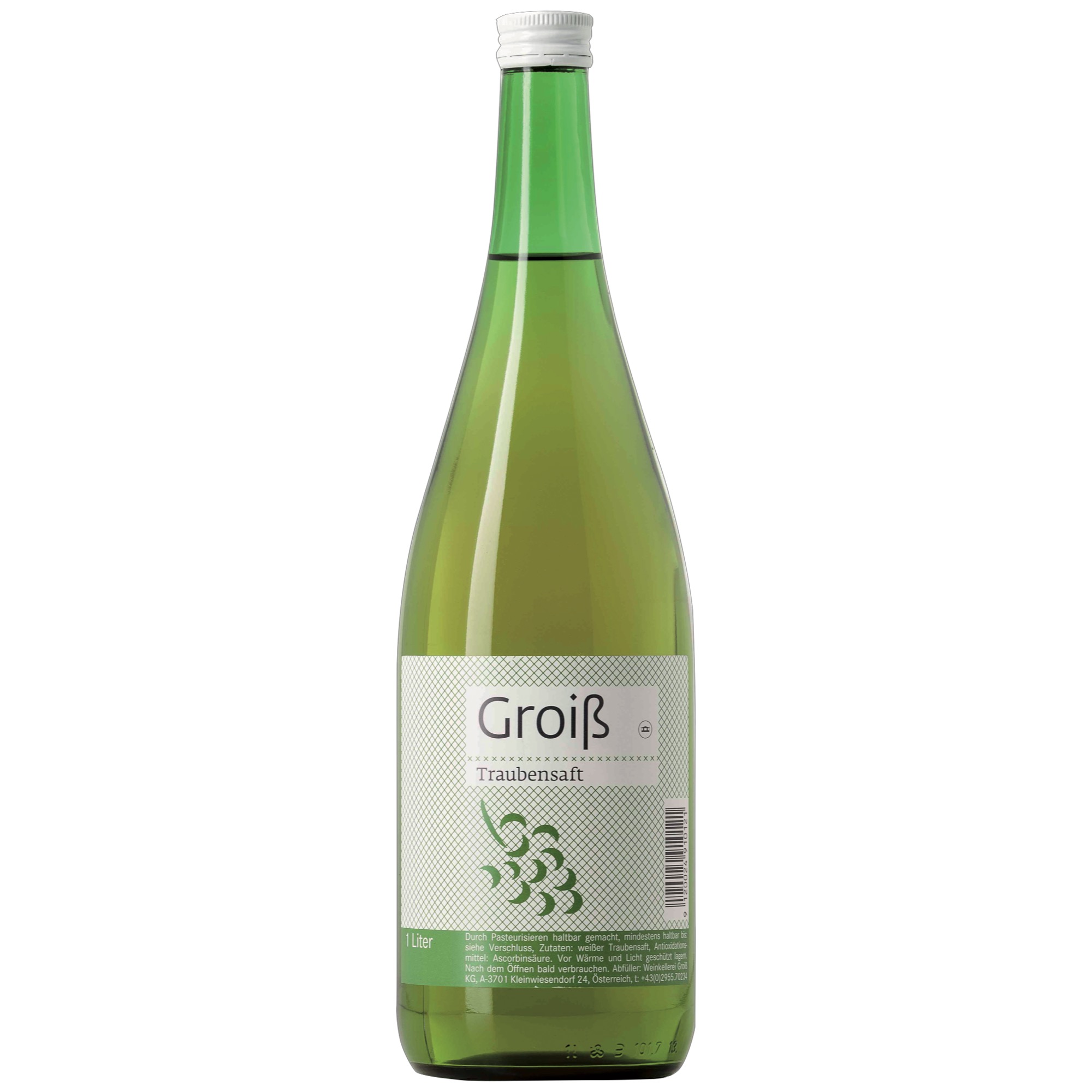 Groiss hroznová šťava biela vr.obal 1l